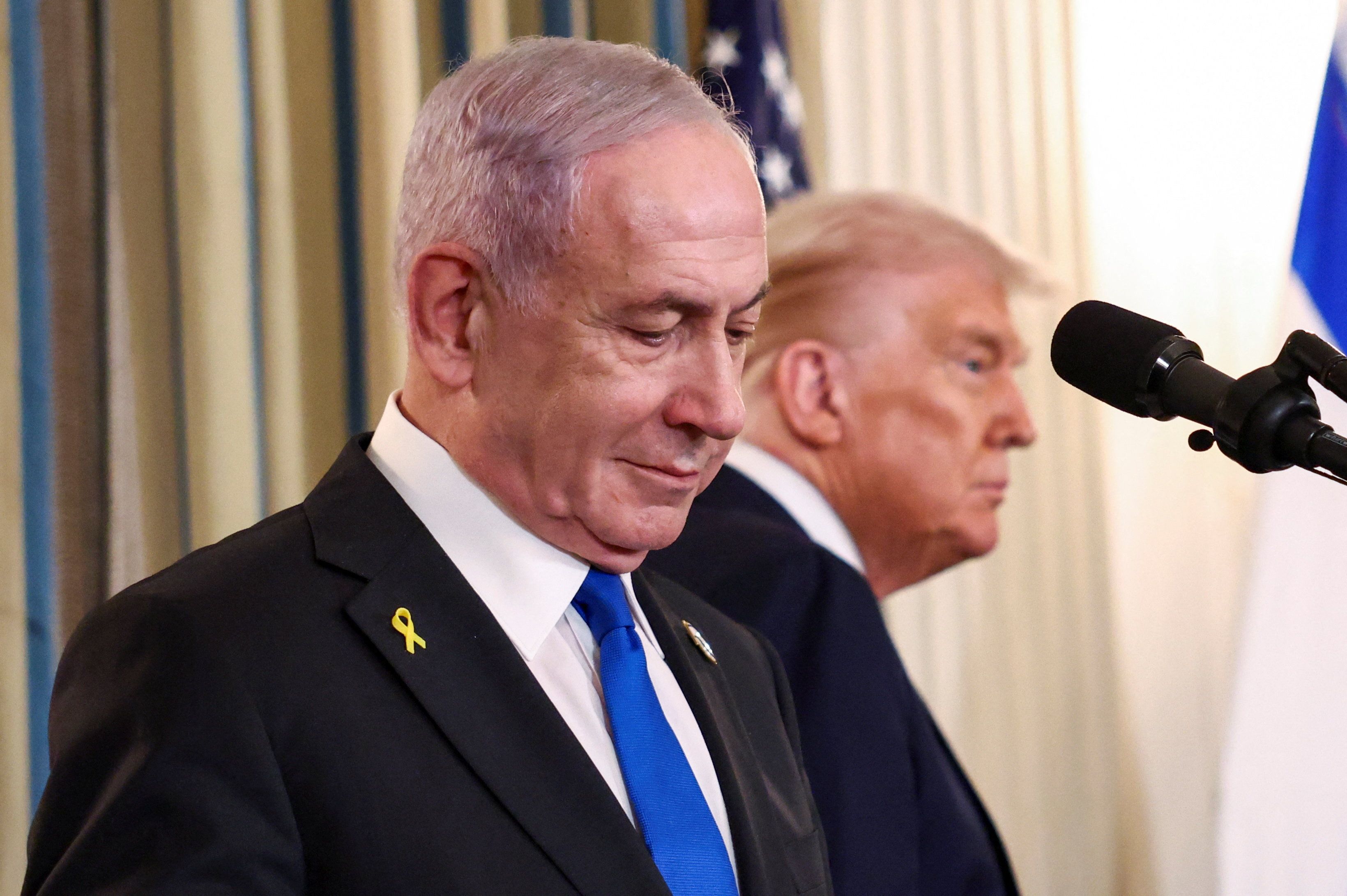 Der israelische Premier <strong>Benjamin Netanjahu</strong> (li.) und US-Präsident <strong>Donald Trump</strong> ziehen derzeit nicht am selben Strang.