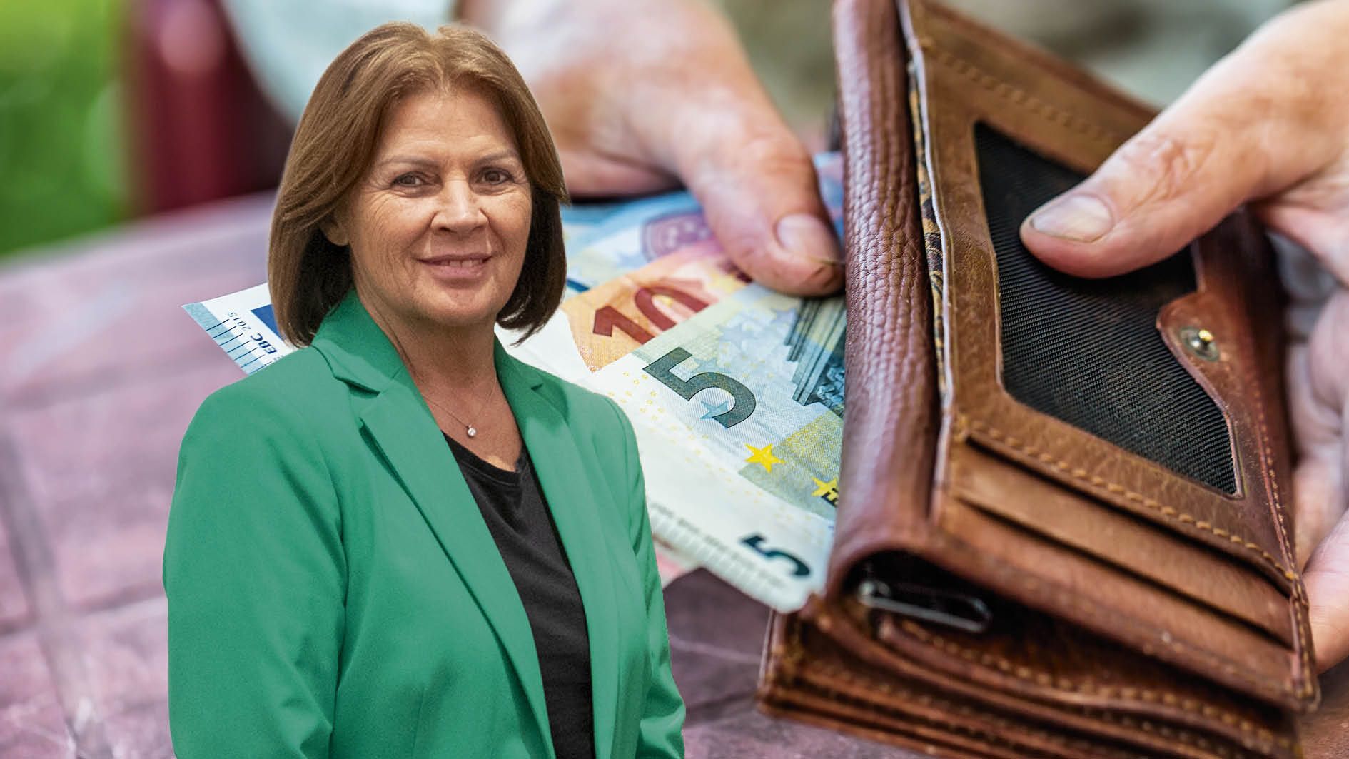 AK-Präsidentin Renate Anderl schlägt Alarm: Frauen in Österreich bekommen 40 Prozent weniger Pension als Männer.