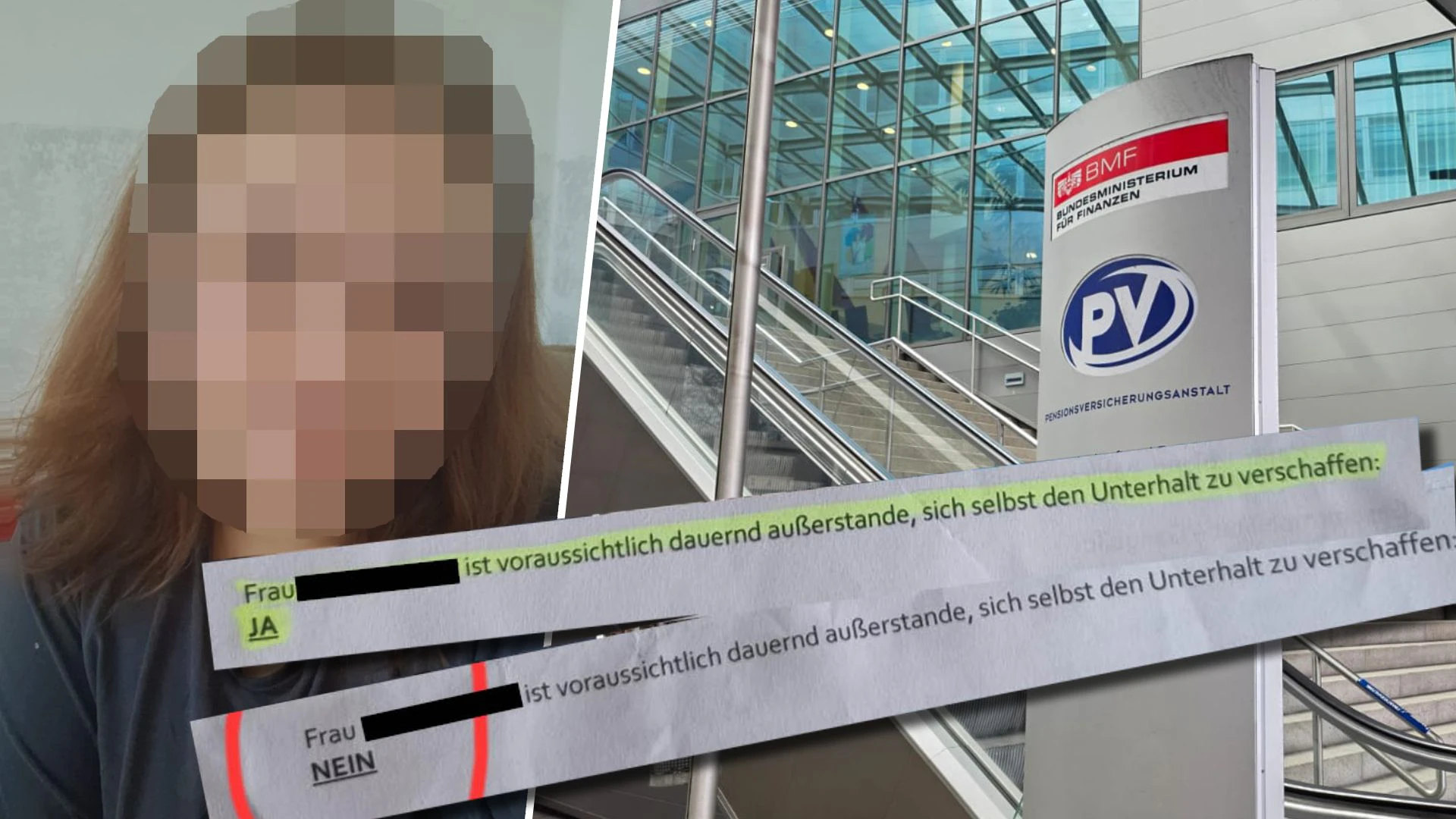Heute.at - Tochter schwer krank – muss von 360 Euro leben