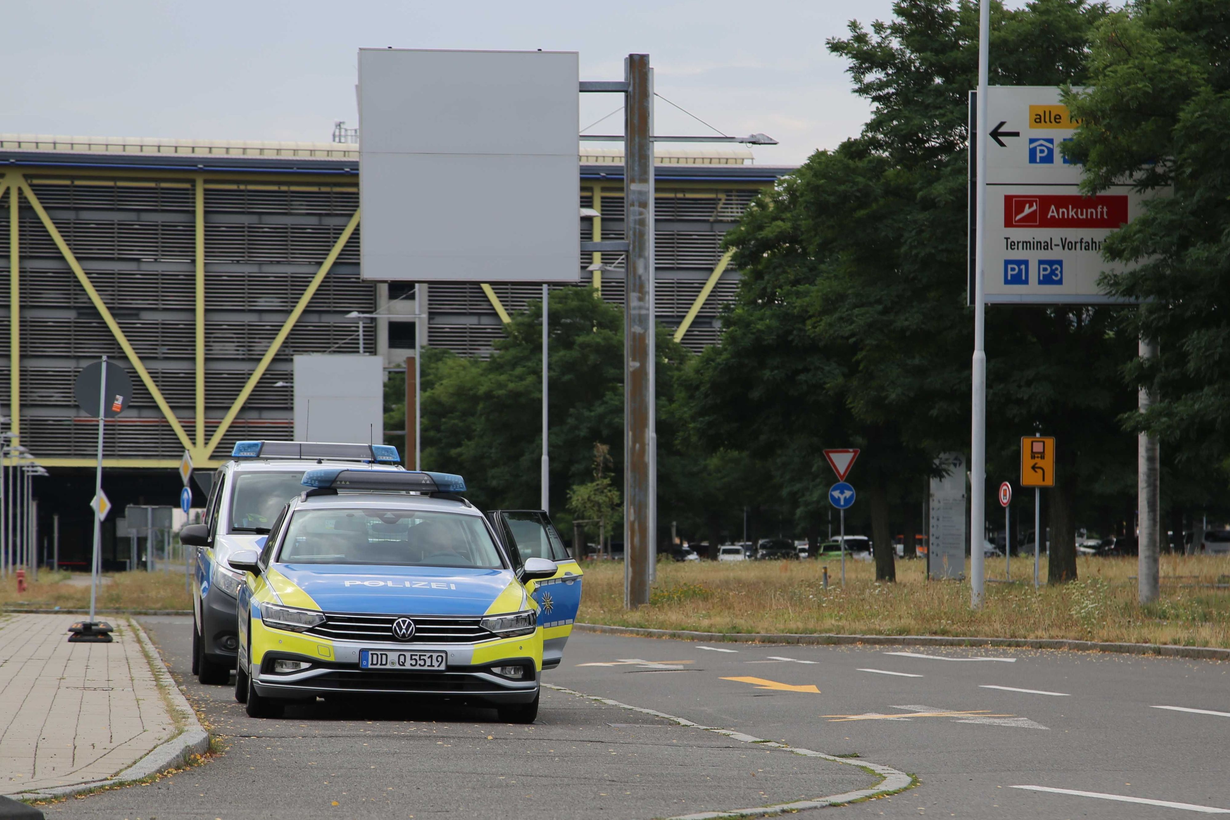 Die Polizei stand im Einsatz.