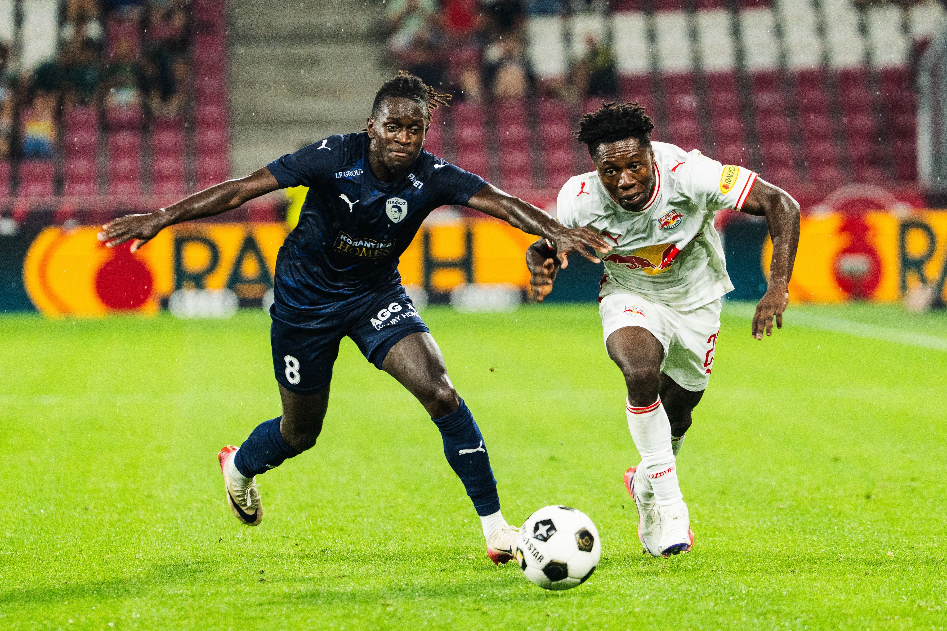 Red Bull Salzburg gegen Pafos in der Europa-League-Qualifikation. 