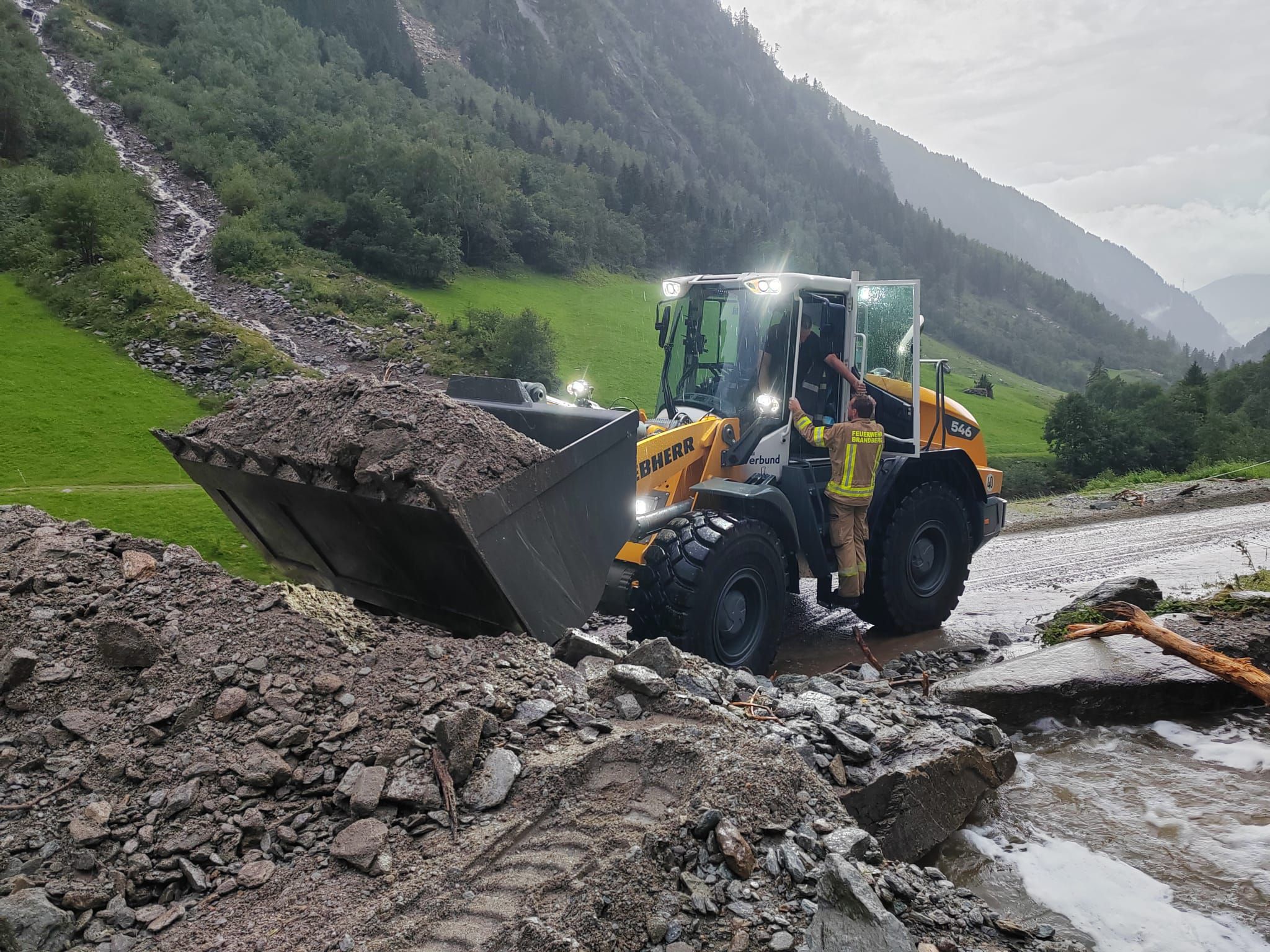 Gewaltige Unwetter im Zillertal