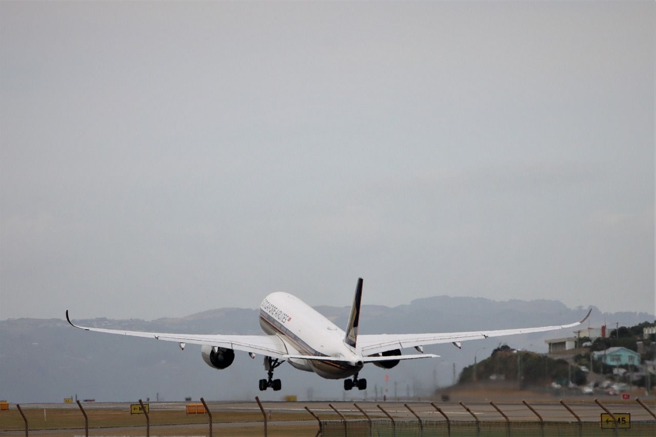 Airbus A350-900 beim Abheben