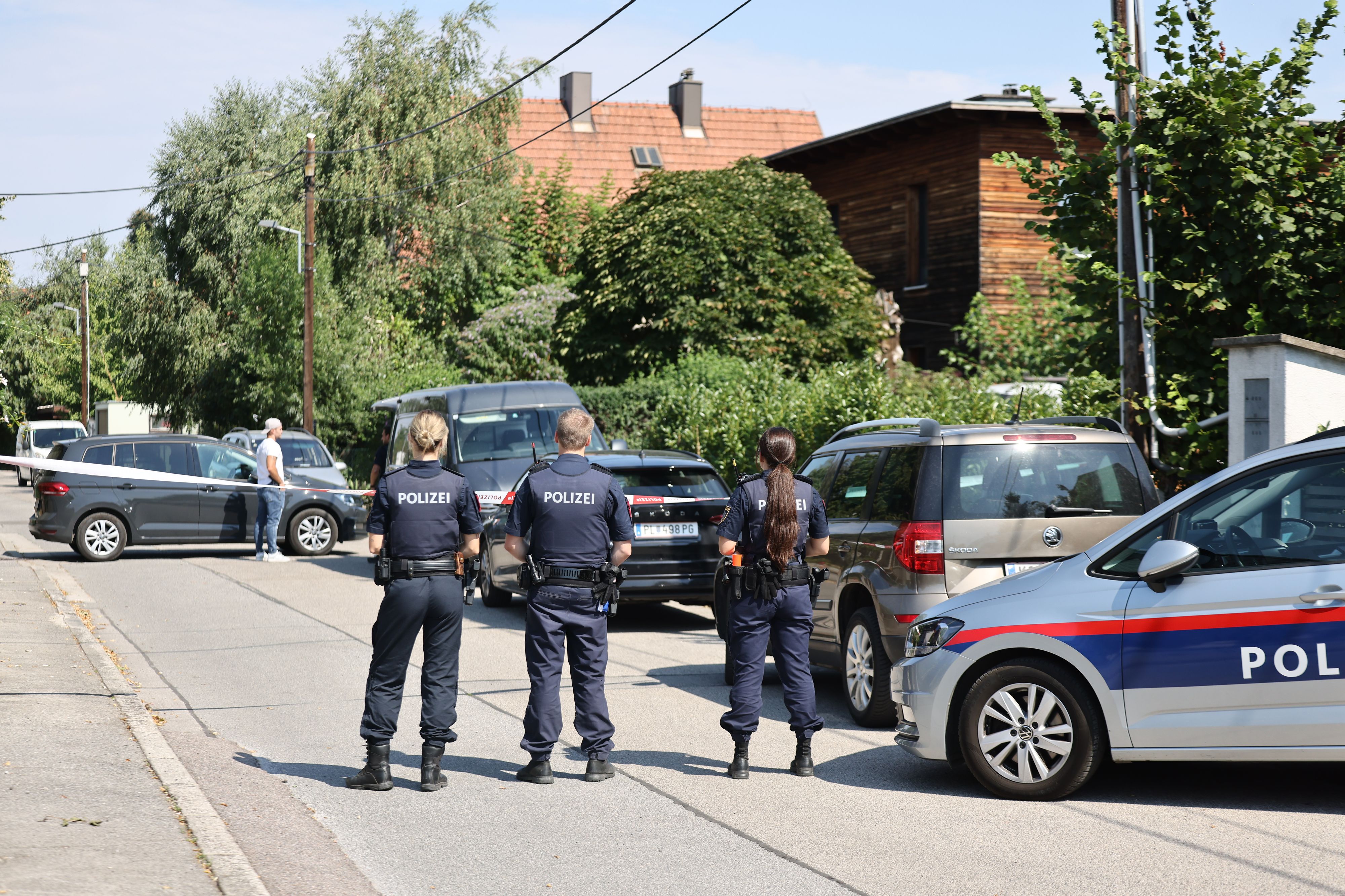 Großeinsatz nach einer Bluttat in Langenzersdorf (NÖ)
