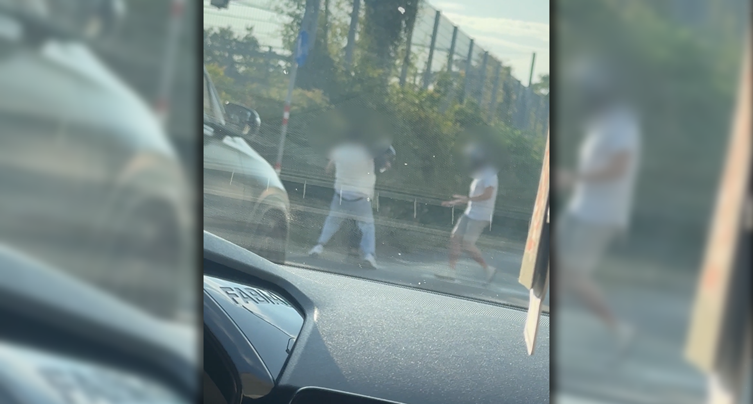 Wilde Schlägerei im Straßenverkehr in der Wiener Donaustadt