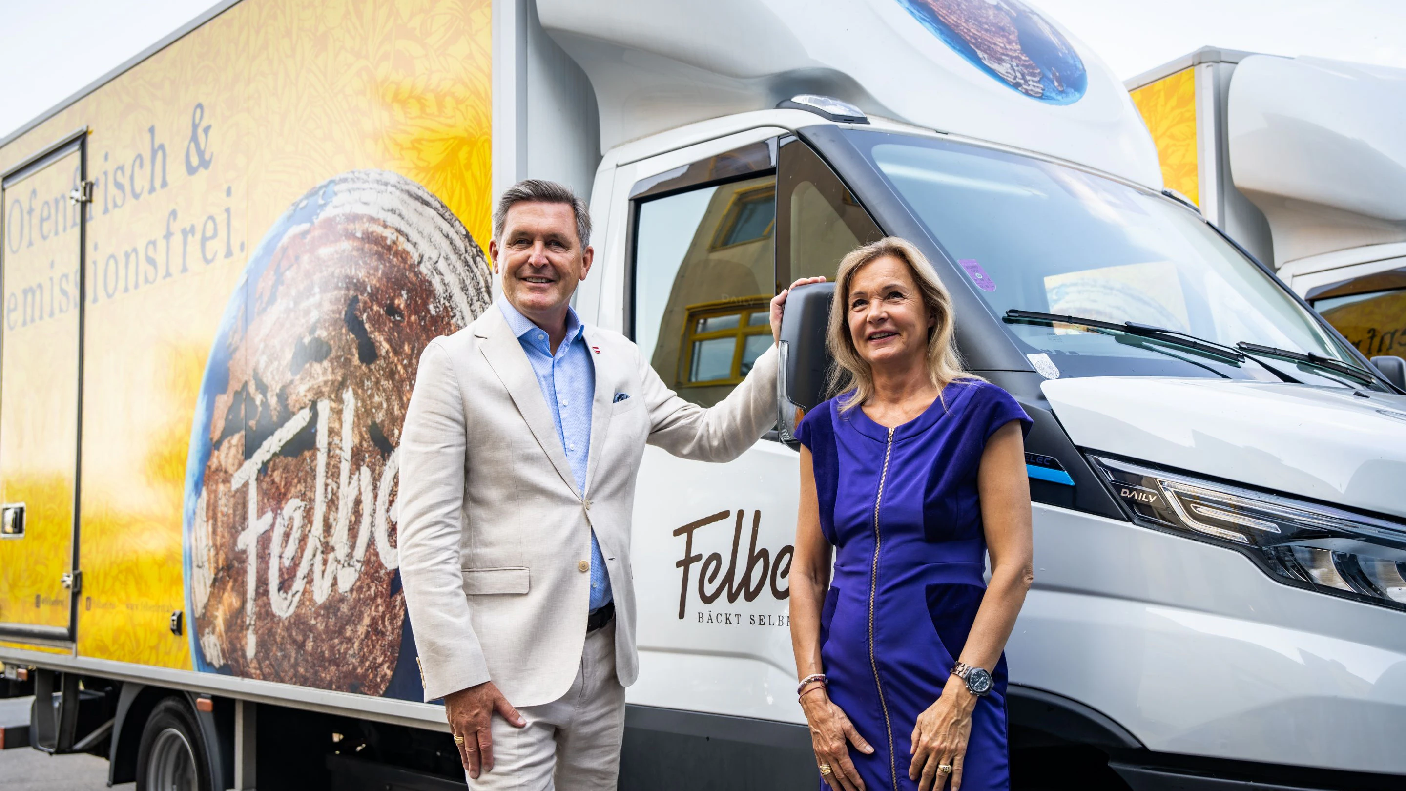 Heute.at - Sauber! Felber setzt bei Brot und Gebäck auf E-Lkw