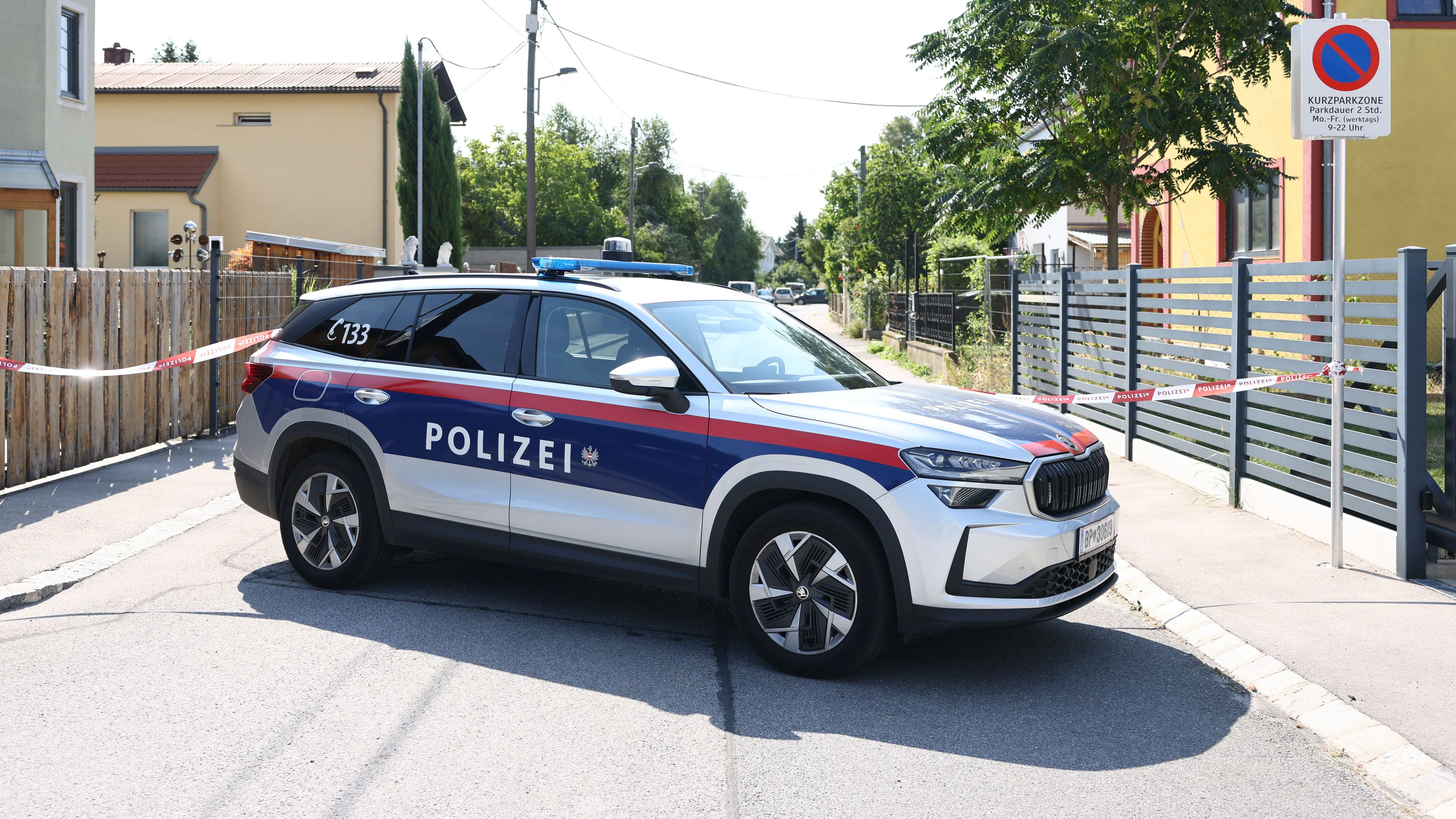 Die Polizei hatte das Gebiet großräumig abgesperrt.
