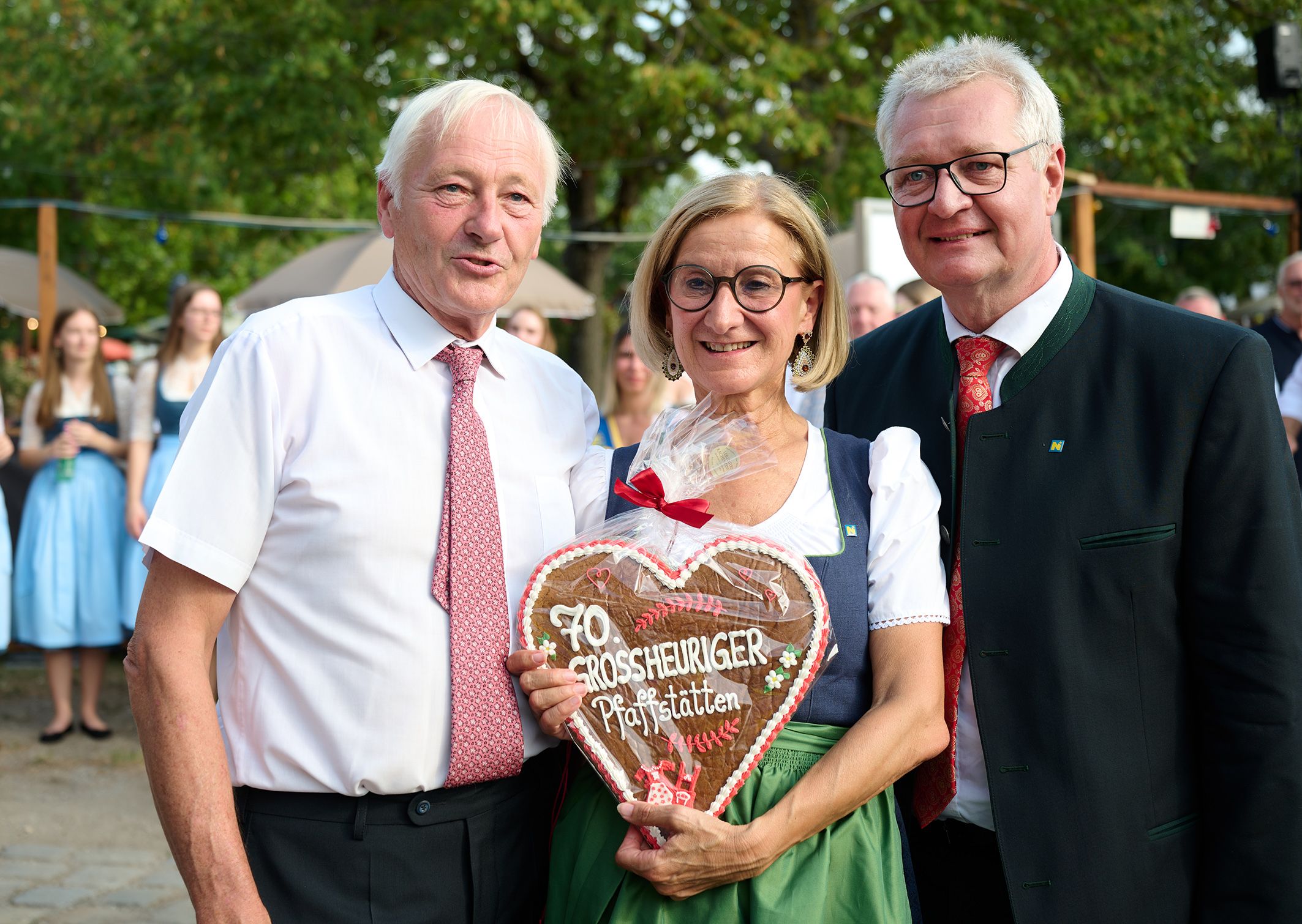 Landeshauptfrau Johanna Mikl-Leitner eröffnete den mittlerweile 70. Großheurigen und würdigte das Fest als Fixpunkt der Region.