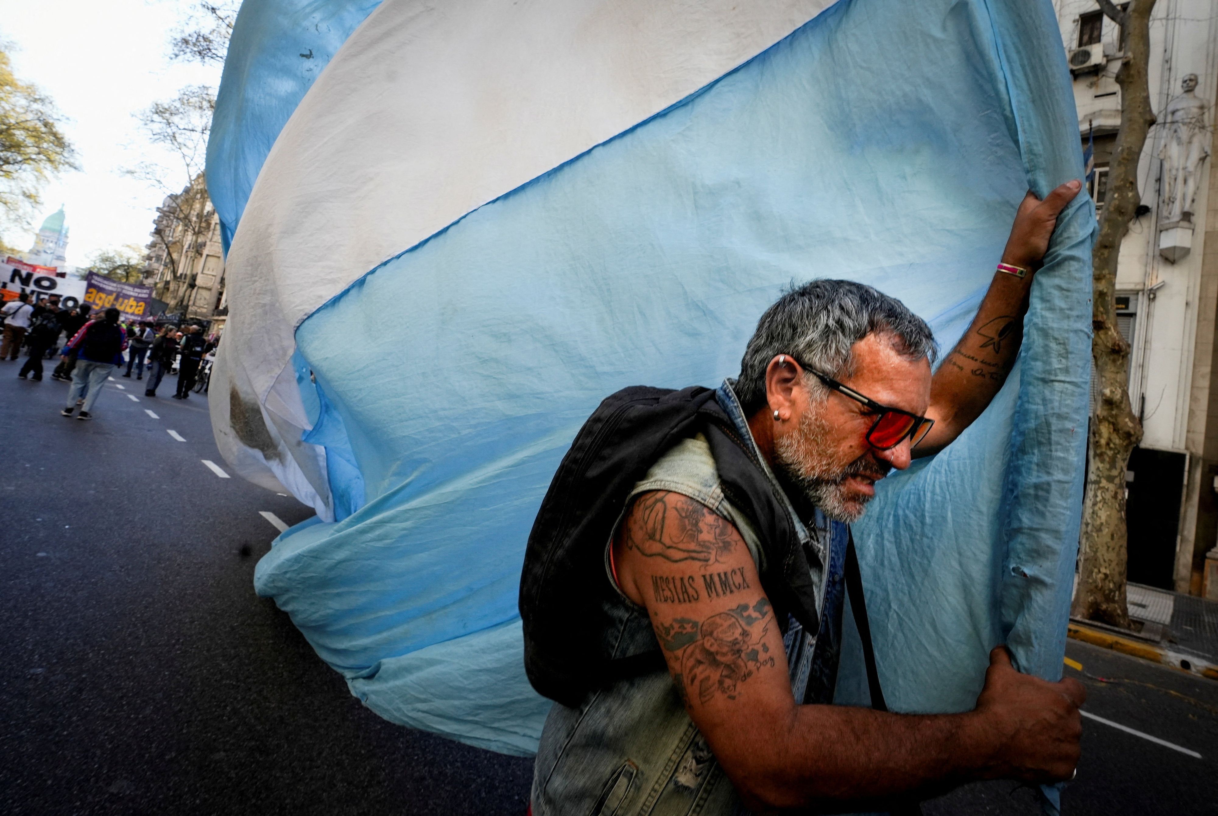 Proteste und Demonstrationen sind in Argentinien keine Seltenheit.
