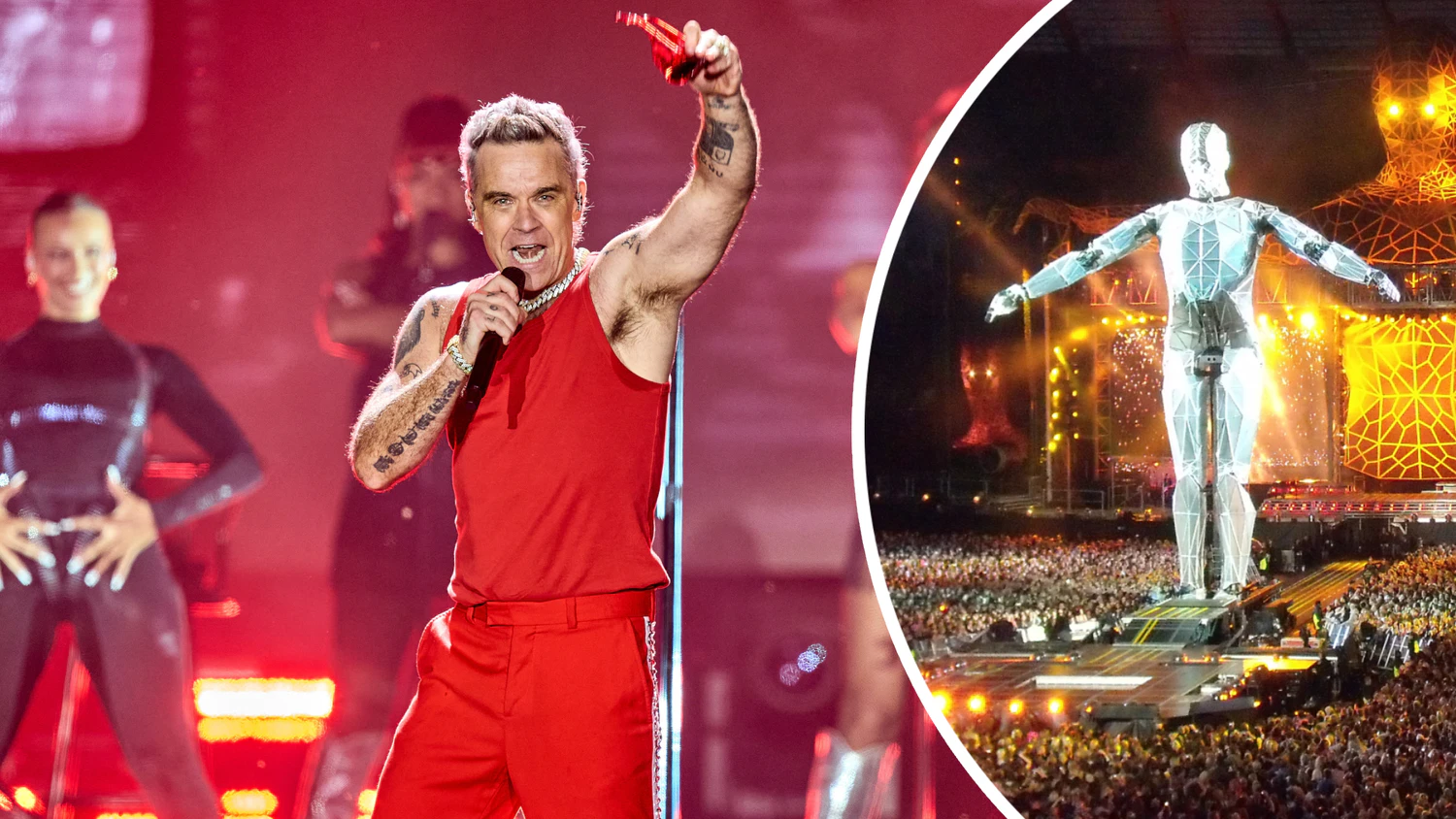 Heute.at - Robbie Williams: Riesen-Roboter erschreckt Nachbarn