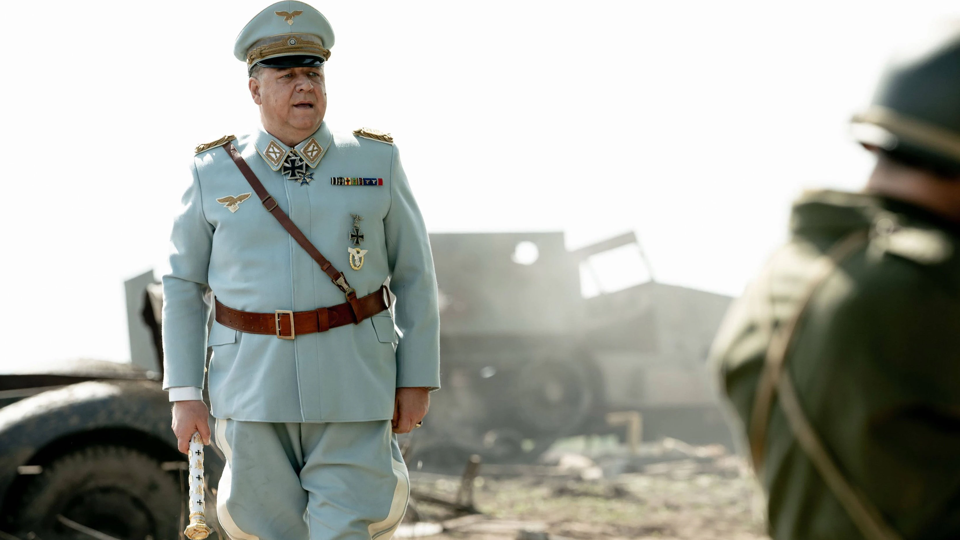 Russell Crowe nahm für seine Rolle in "Nürnberg" rund 25 Kilo zu.