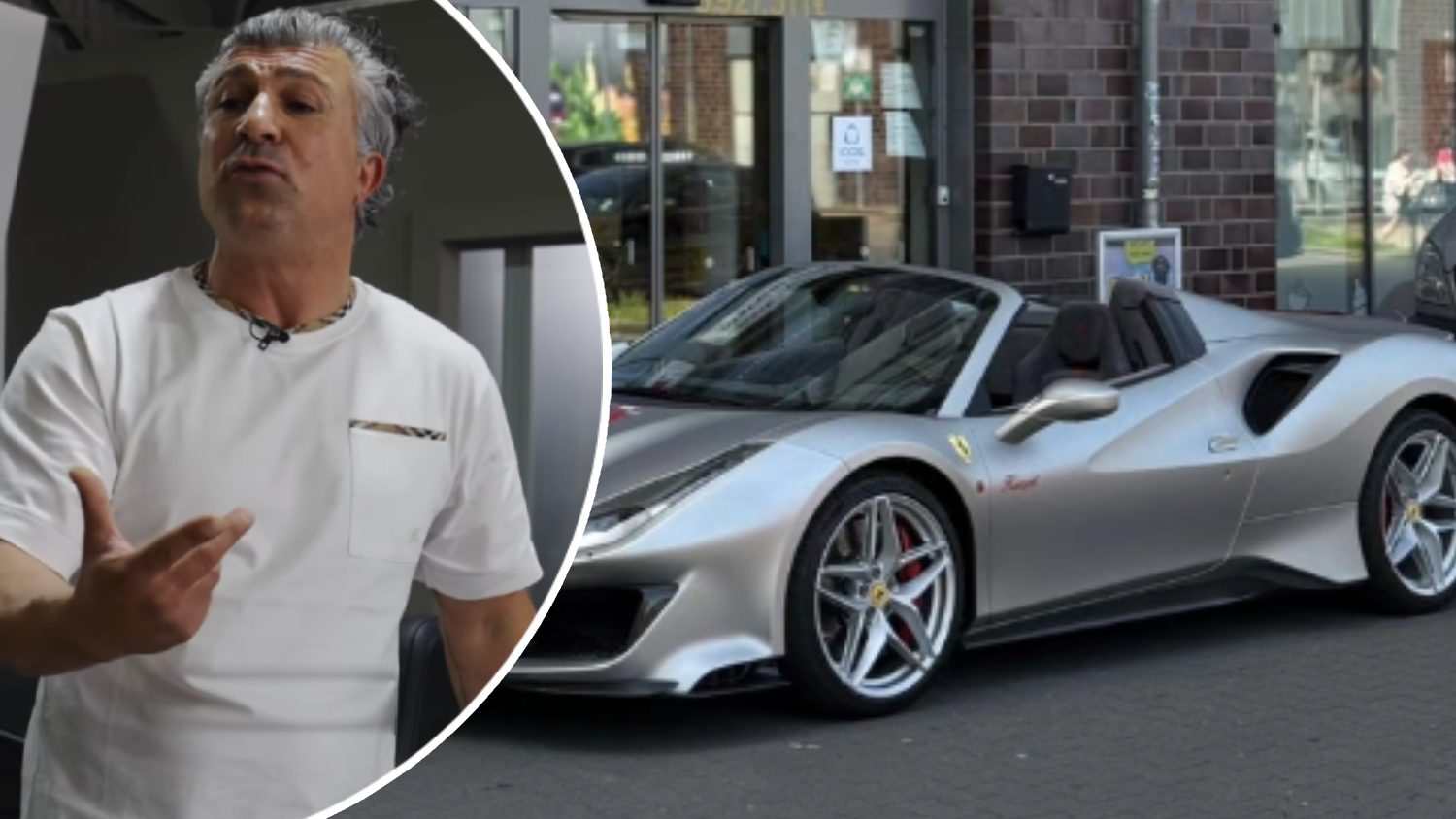 Lottomillionär Chico rastet aus und droht, das Porschezentrum Essen zu zerstören
