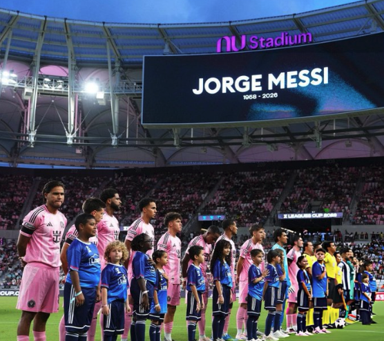 Inter Miami trauerte um Jorge Messi. 