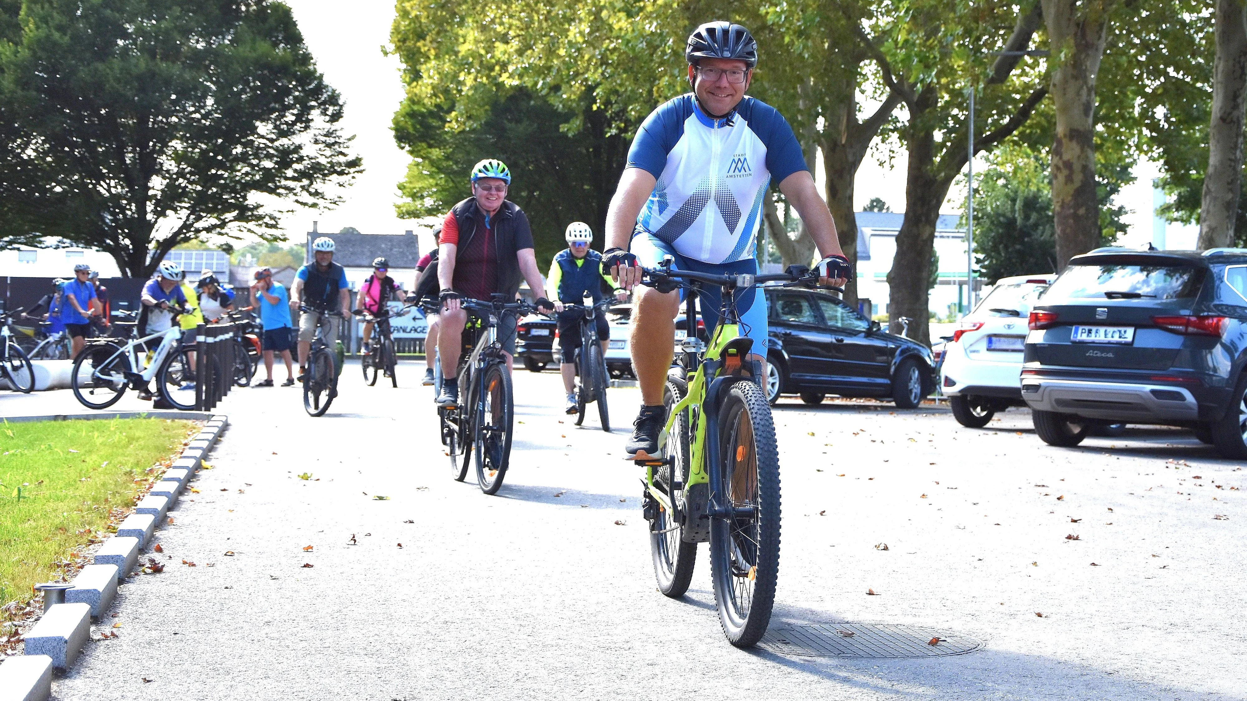 Heute.at - Amstettens Bürgermeister lädt zum Gemeinde-Radln