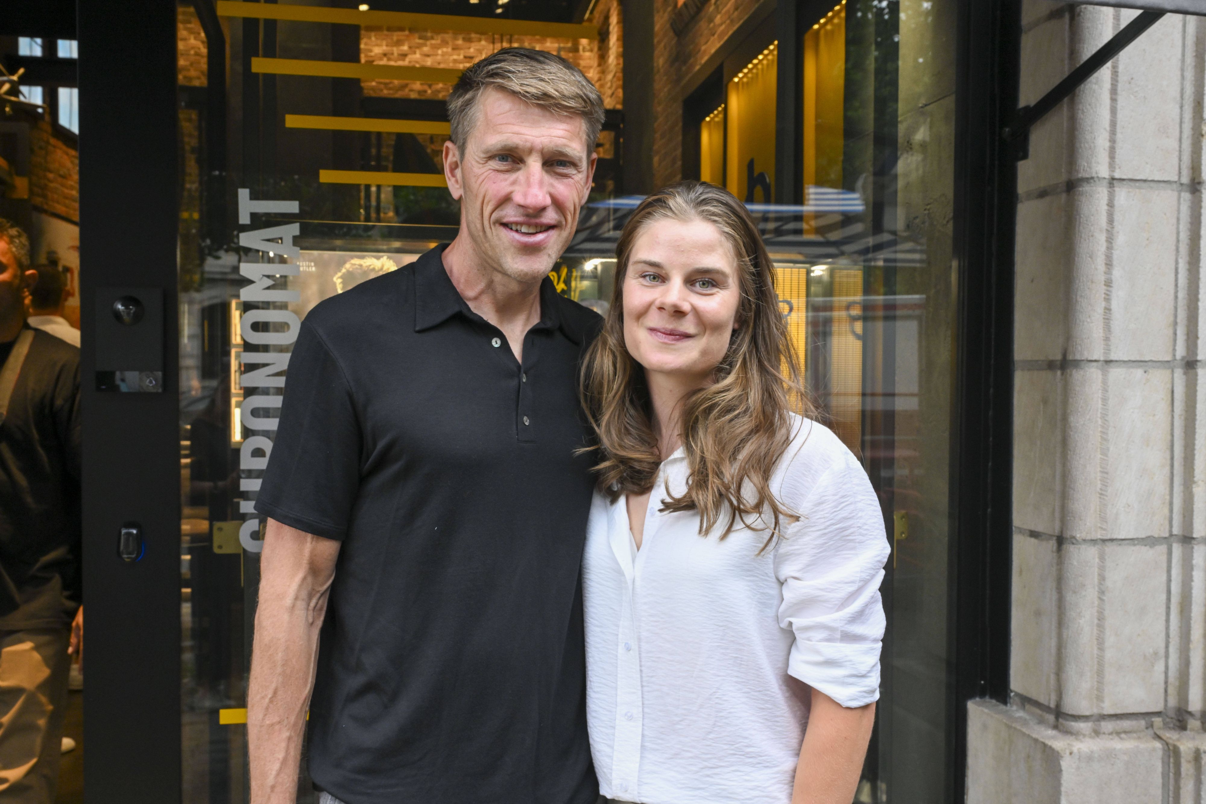 Lotte Kopecky und ihr Ehemann Axel Merckx.