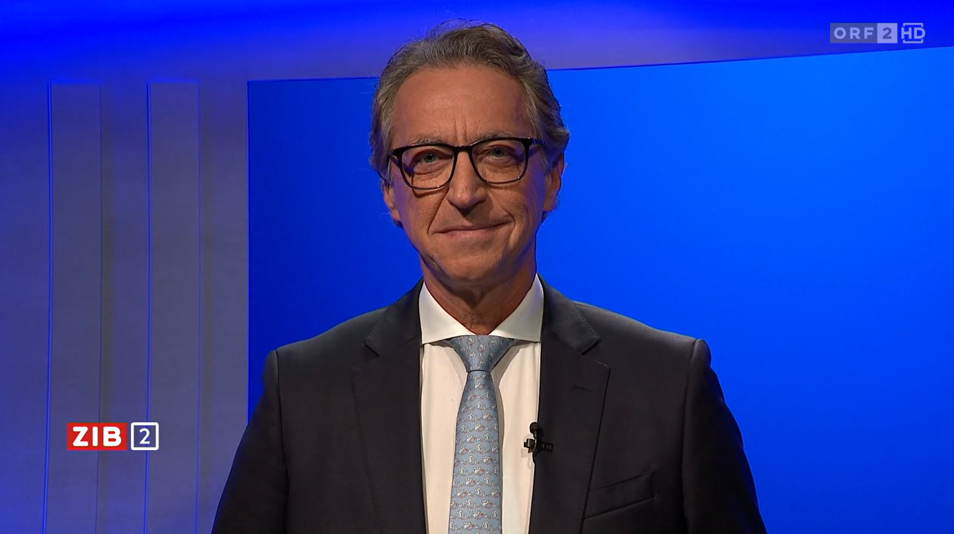 Leonhard Schitter, Chef der Energie AG Oberösterreich, als Gesprächsgast in der ORF-