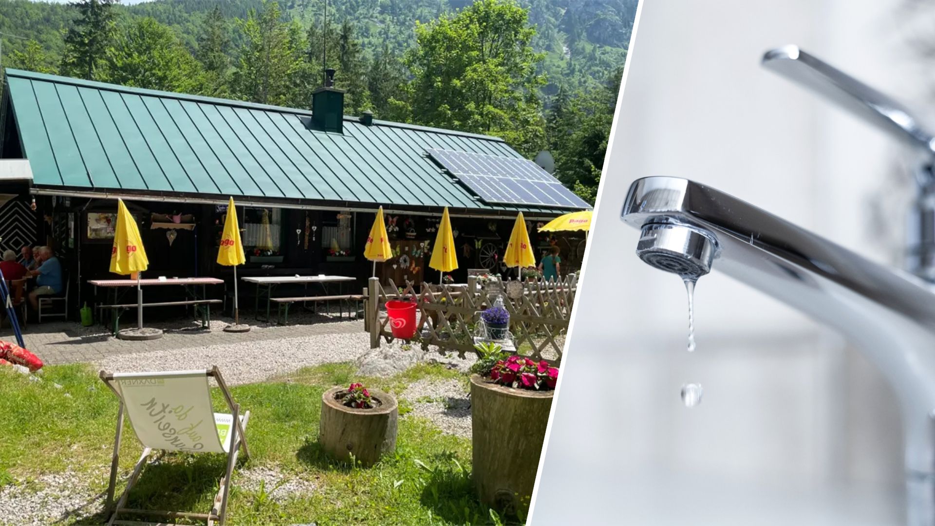 Die Quelle, die das Mittereckerstüberl in Ebensee nützt, soll schon völlig versiegt sein. (Symbolbild)