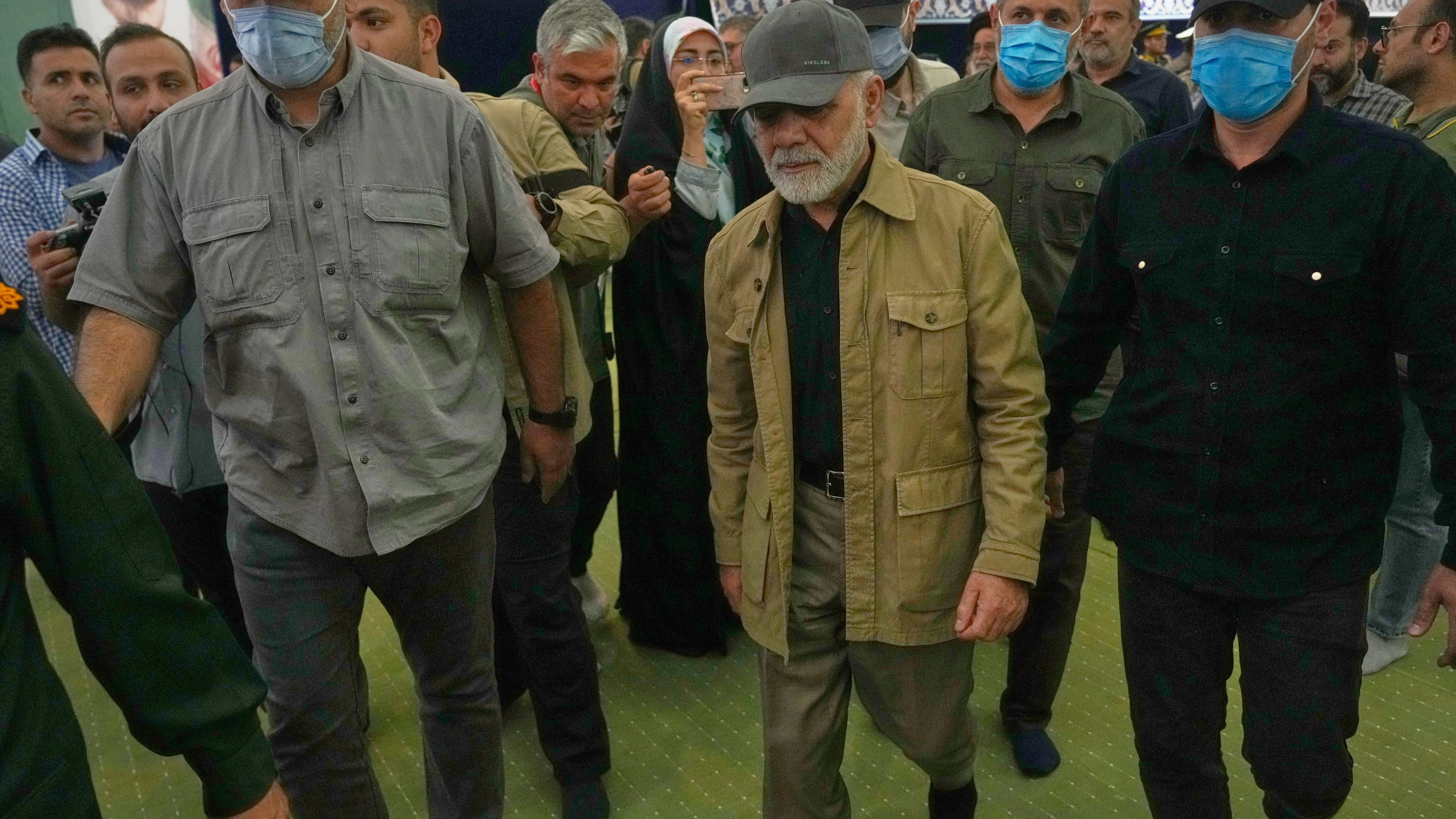 General Ali Abdollahi (Mitte) ist der neue Armeechef im Iran. 