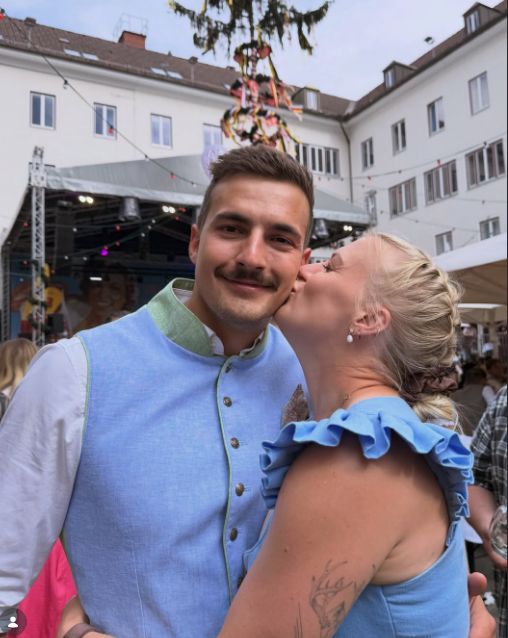 ÖSV-Star Katharina Truppe und ihr Partner Matthias Millonig