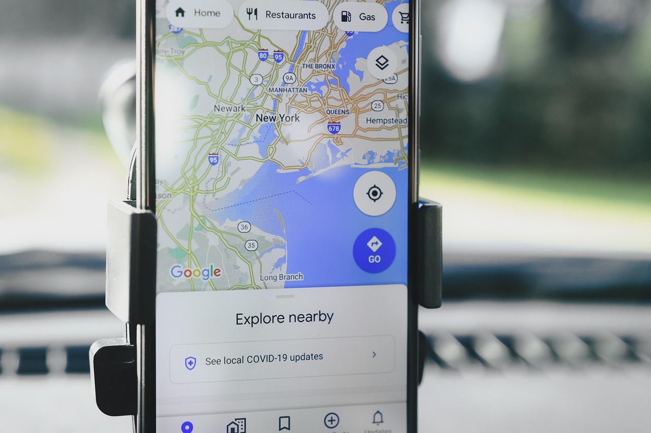 Navigationsapp mit GPS-Ortung