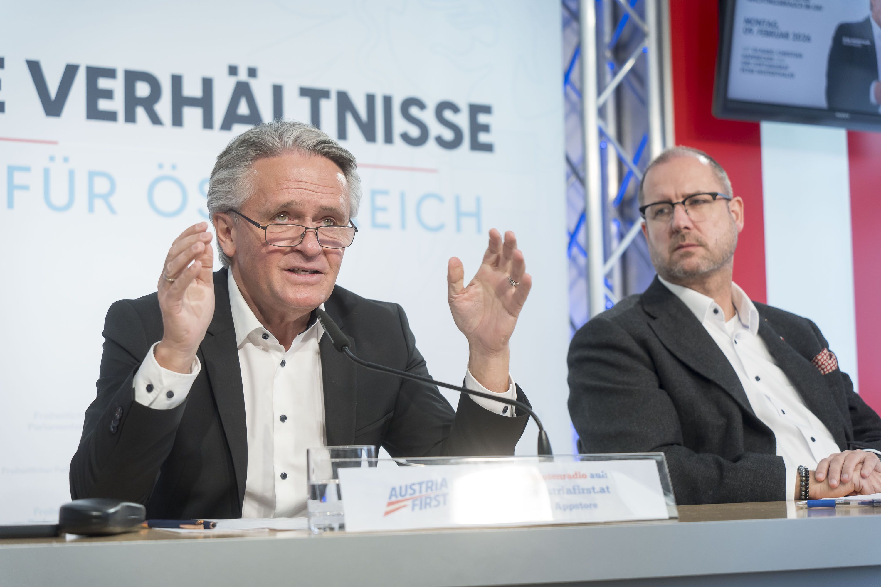 Am Montag äußerten sich FPÖ-Generalsekretär Christian Hafenecker und der FPÖ-Stiftungsrat Peter Westenthaler zum ORF.