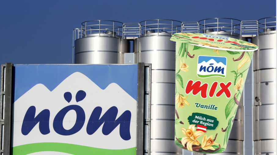 NÖM warnt, dieses Vanillejoghurt könnte Spuren von Pistazien enthalten.