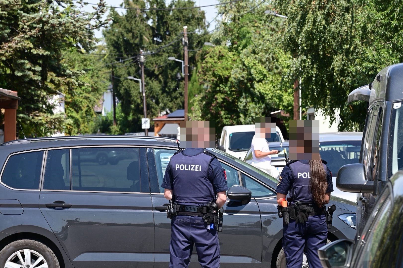 Der Tatort in Langenzersdorf: Aufnahme vom 7. August 2026