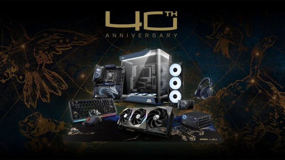 "Draco Epic Edition": MSI präsentiert Hardware- und Peripherie-Serie zum 40. Jubiläum.