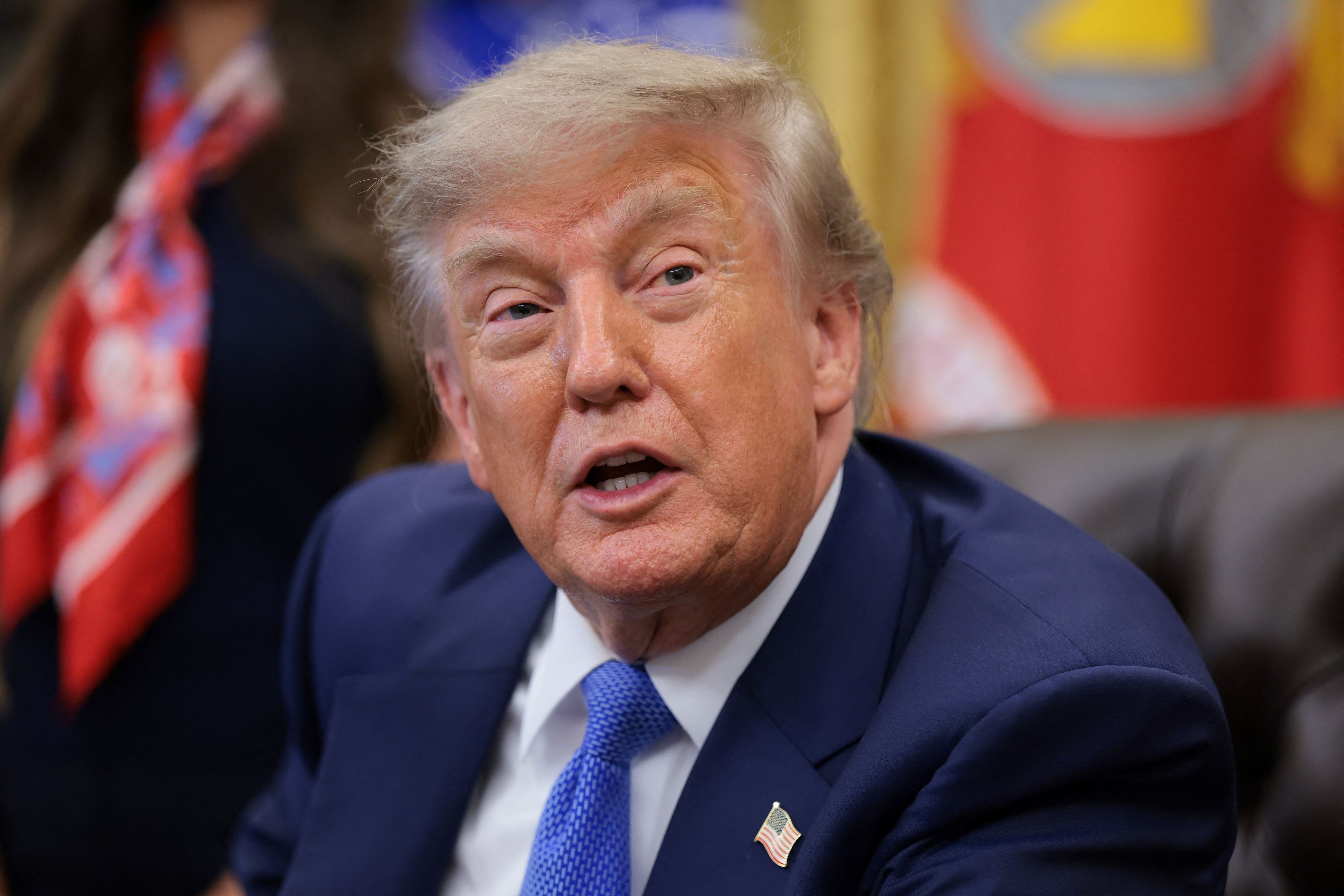 Trump äußert erneut seine Zweifel an Impfungen.
