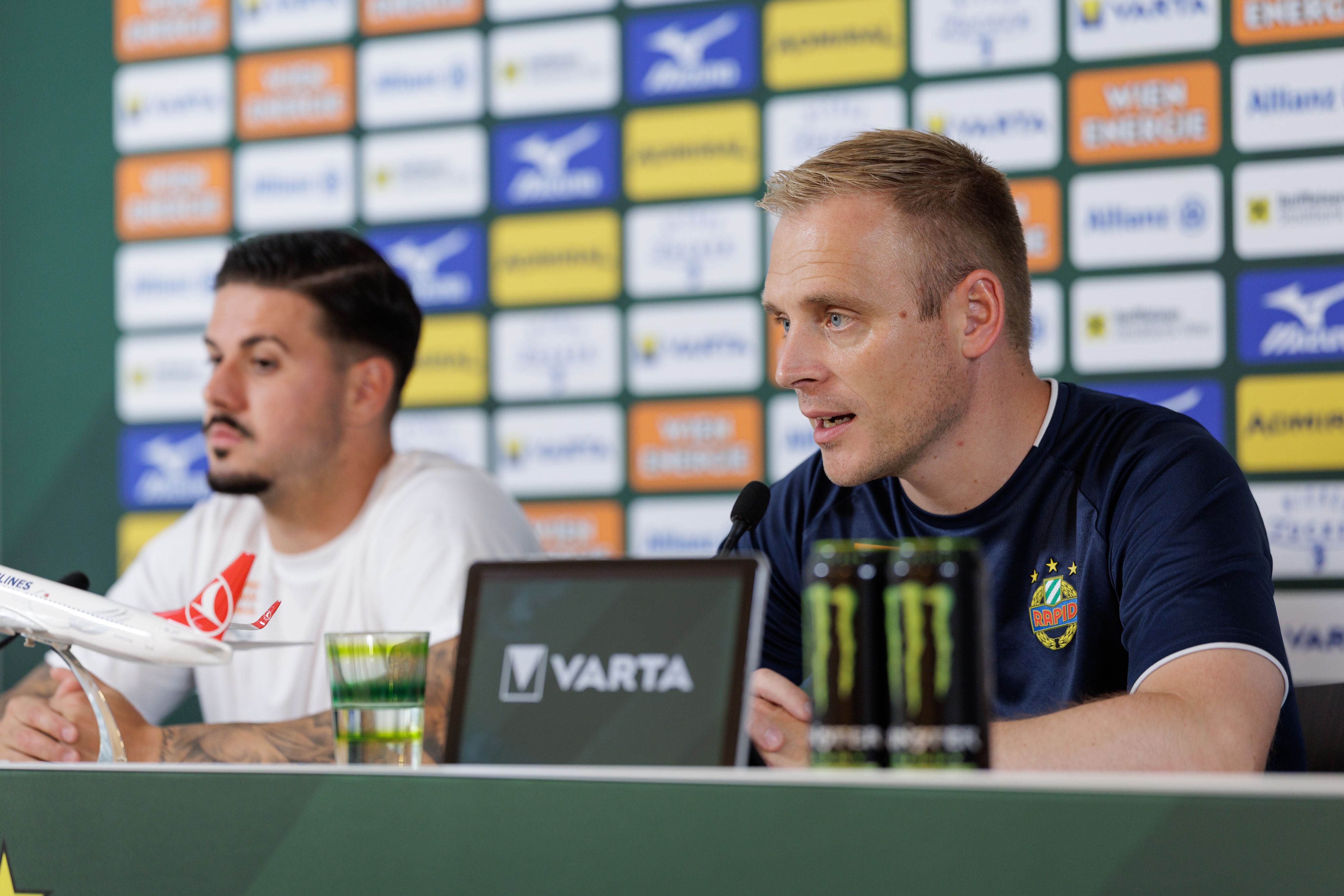Rapid-Trainer Johannes Hoff Thorup. 