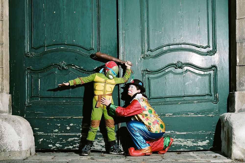 Ninja Turtle und Faschingsclown, die Narren des Narrenzentrum Ober St. Veitsind besonders kreativ und wählen jedes Jahr ein neues Motto für ihrNarrentreiben.