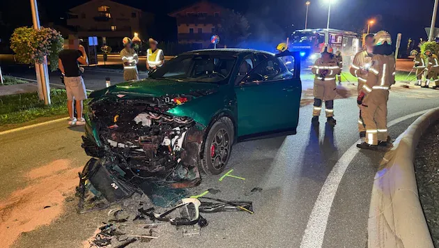Die schwangere Frau wurde bei dem Crash verletzt.