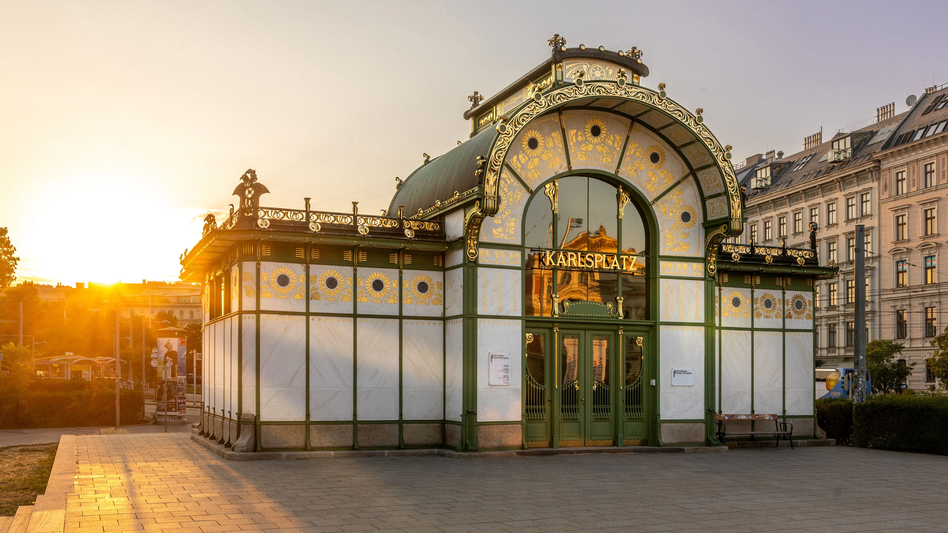 Neu renovierter Otto Wagner Pavillon am Karlsplatz