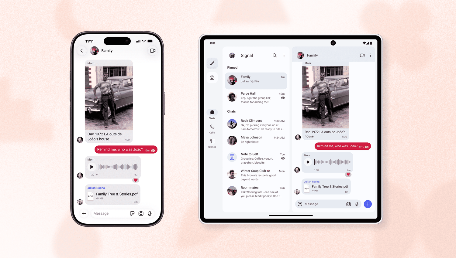 Messenger Signal unterstützt ab sofort Tablets und Zweit-Handys als zusätzliche Geräte.