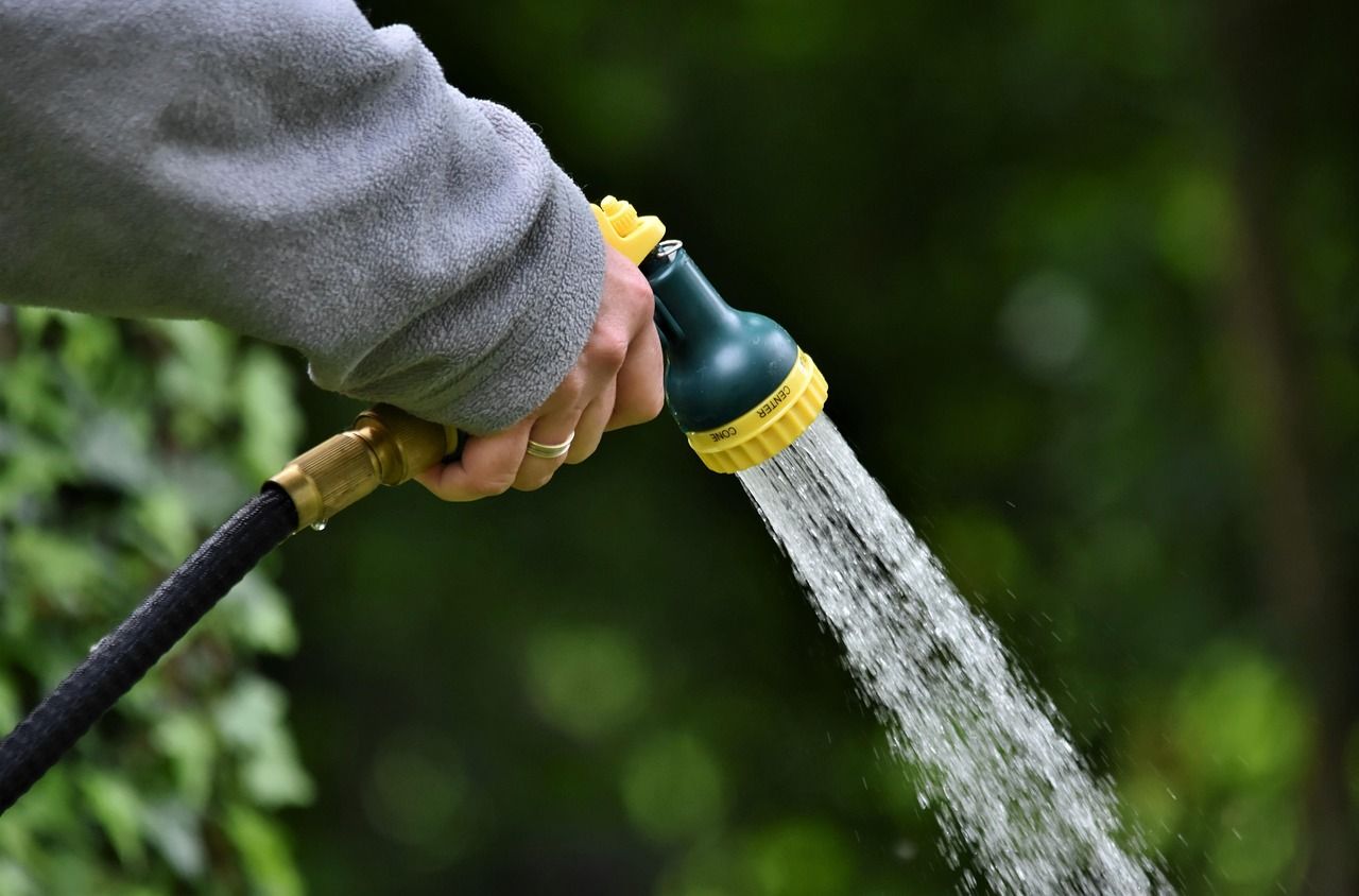 Wasser aus der Dusche