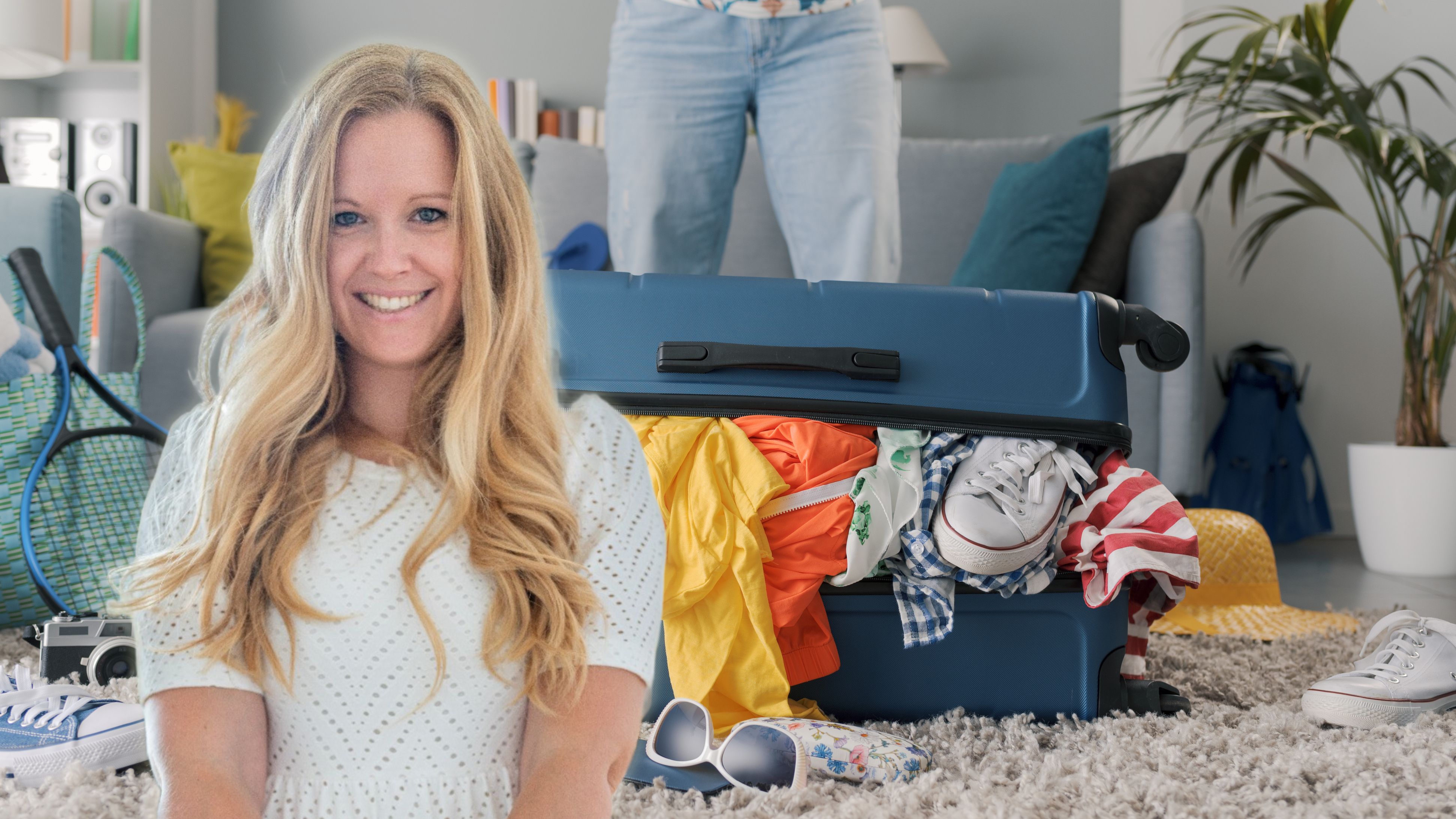 Weniger ist mehr! Ordnungscoach Claudia Melbinger verrät, wie es mit dem Kofferpacken klappt.