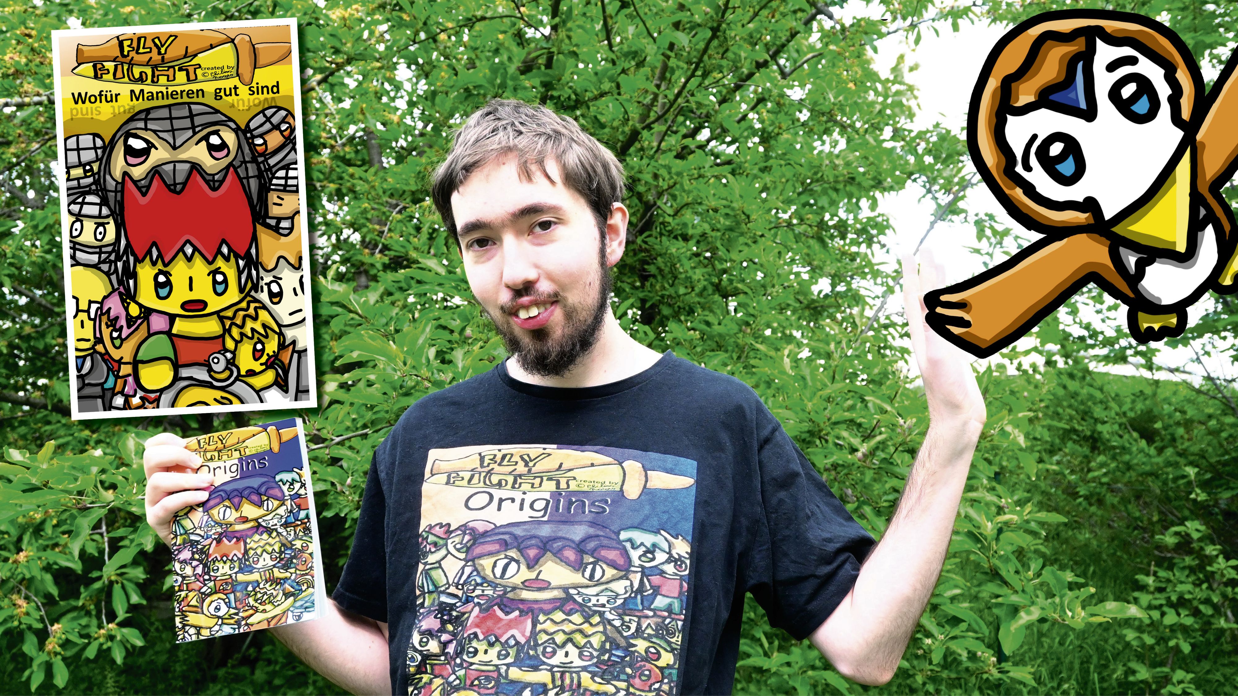Philipp Koger (Bild) beschäftigt sich seit 2014 mit Comics.