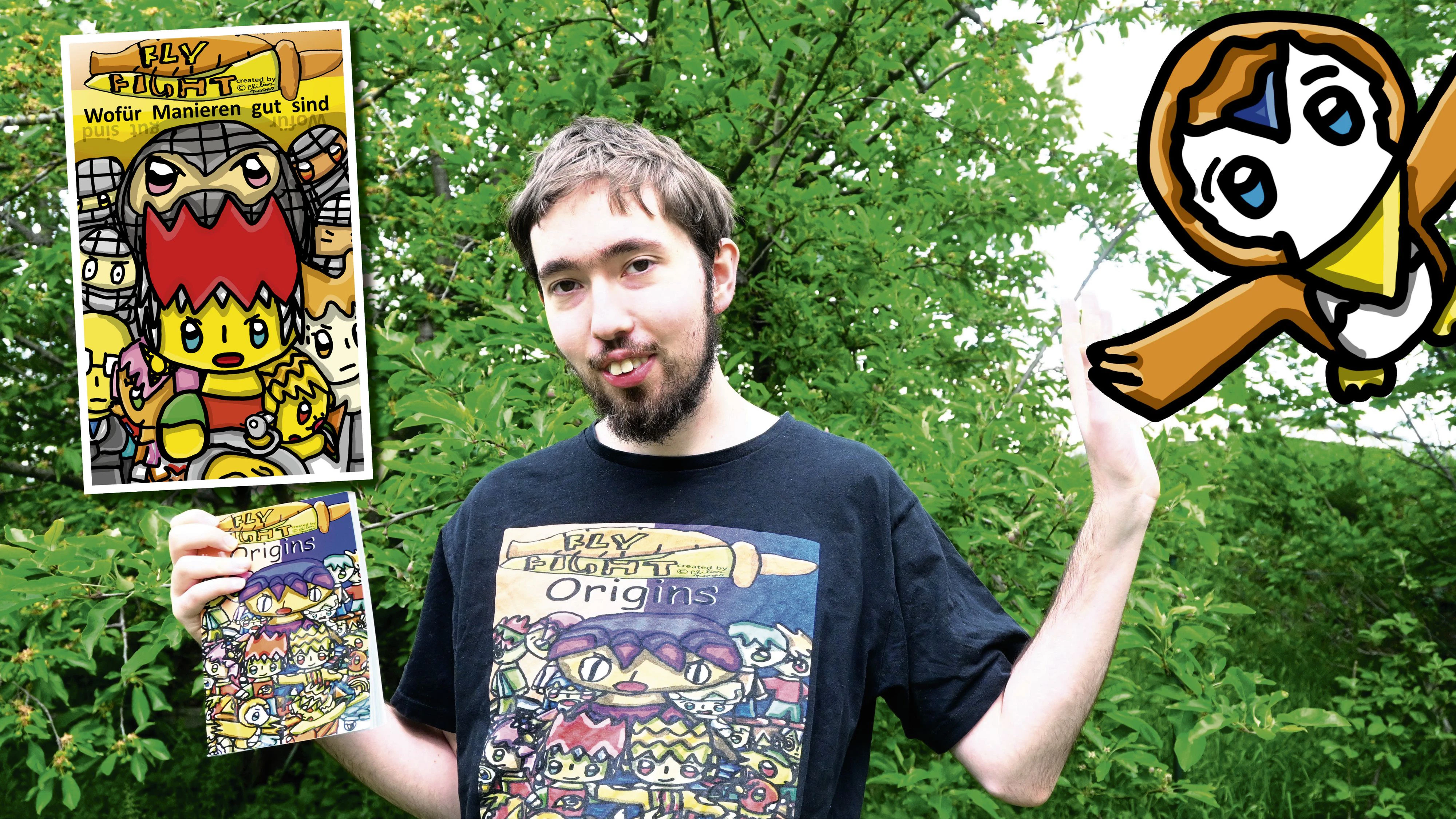 Philipp Koger (Bild) beschäftigt sich seit 2014 mit Comics.