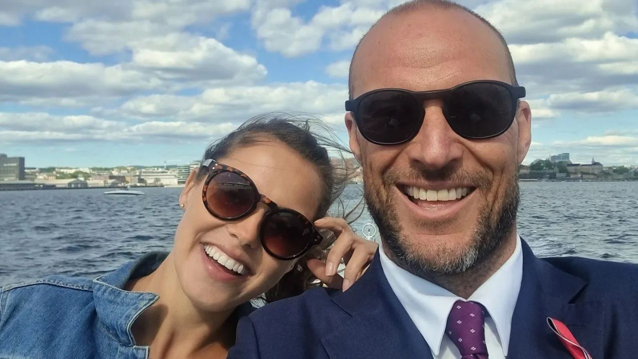 Amalie Iuel und Aksel Lund Svindal.