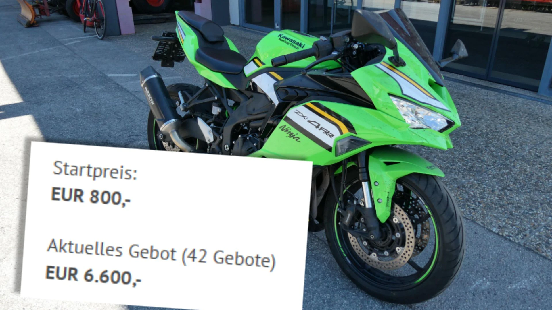 Heute.at - Raser-Bike heißbegehrt – Riesen-Ansturm auf Auktion