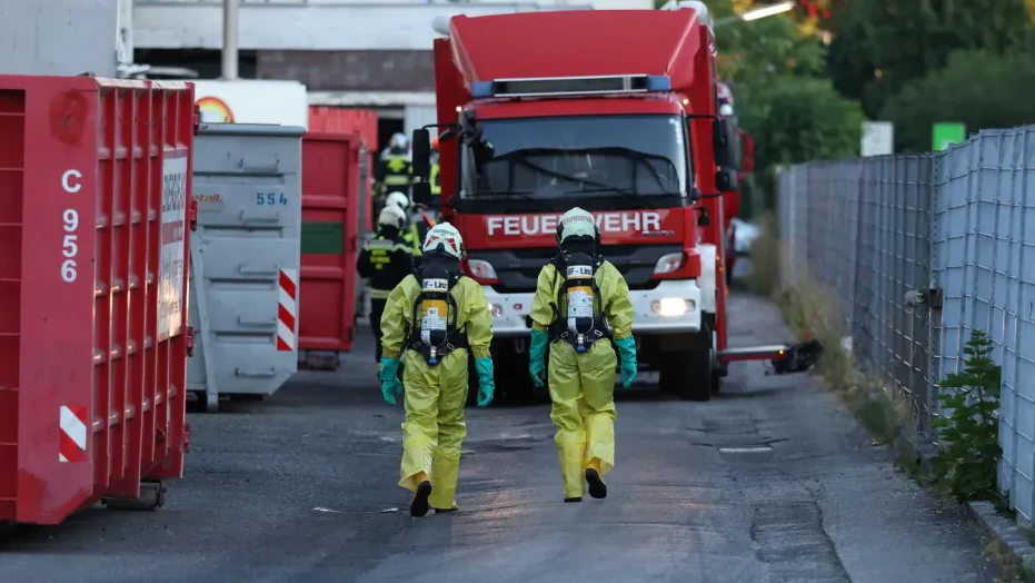 Die Feuerwehr rückte am Mittwoch zum Schlachtbetrieb aus.