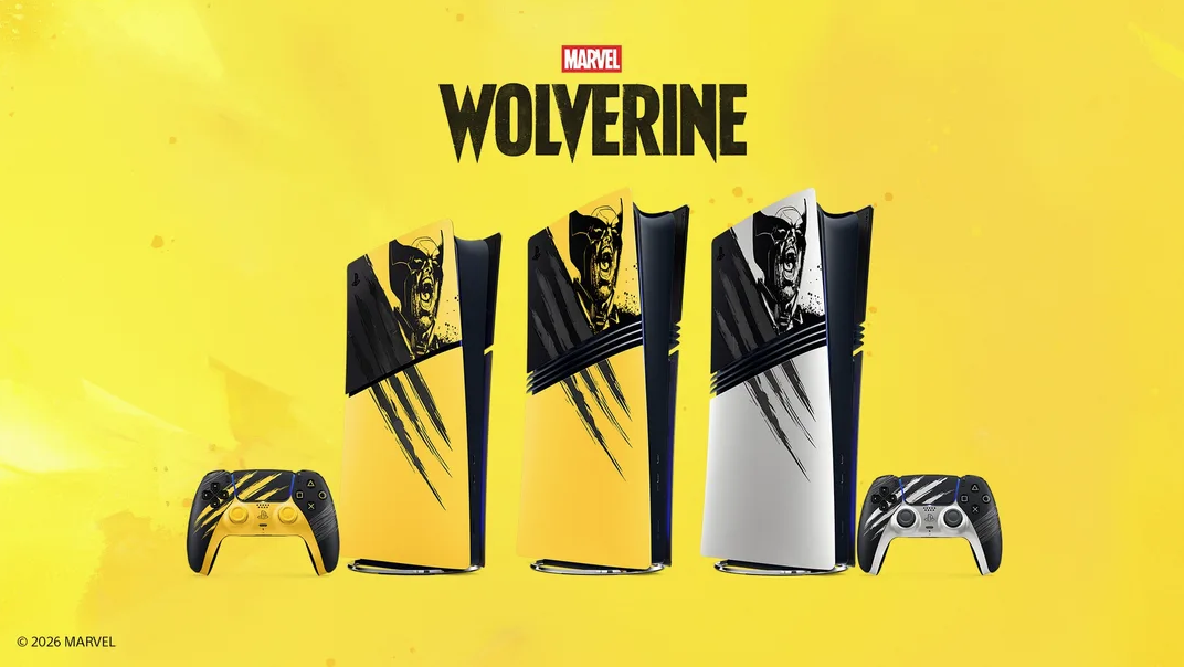 Die PS5 kommt im Wolverine-Look, die PS5 Pro bekommt eine Adamantium-Edition.