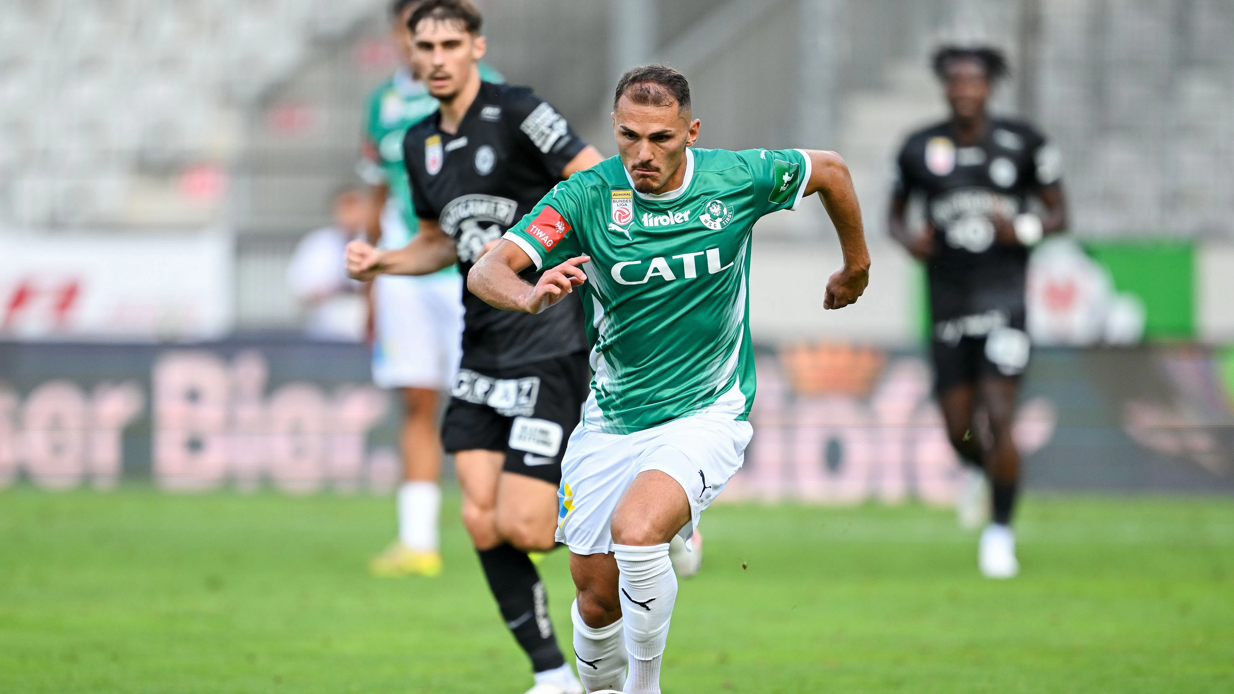 INNSBRUCK,AUSTRIA,01.AUG.26 - SOCCER - ADMIRAL Bundesliga, WSG Tirol vs SK Sturm Graz. Image shows Murat Satin (Wattens). Photo: GEPA pictures/ Daniel Schoenherr