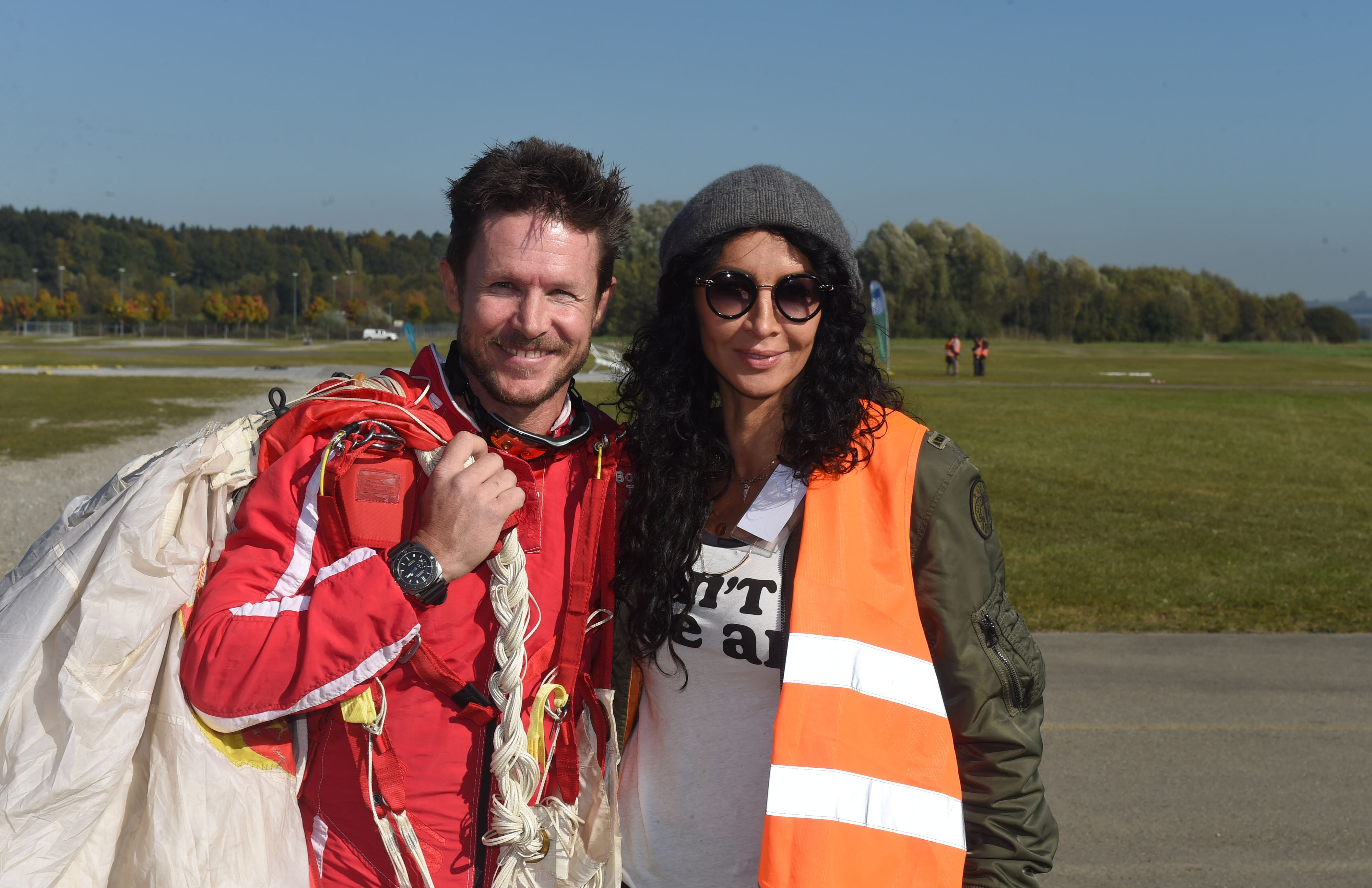 Felix Baumgartner mit seiner Freundin Mihaela Schwartzenberg im Jahr 2016.