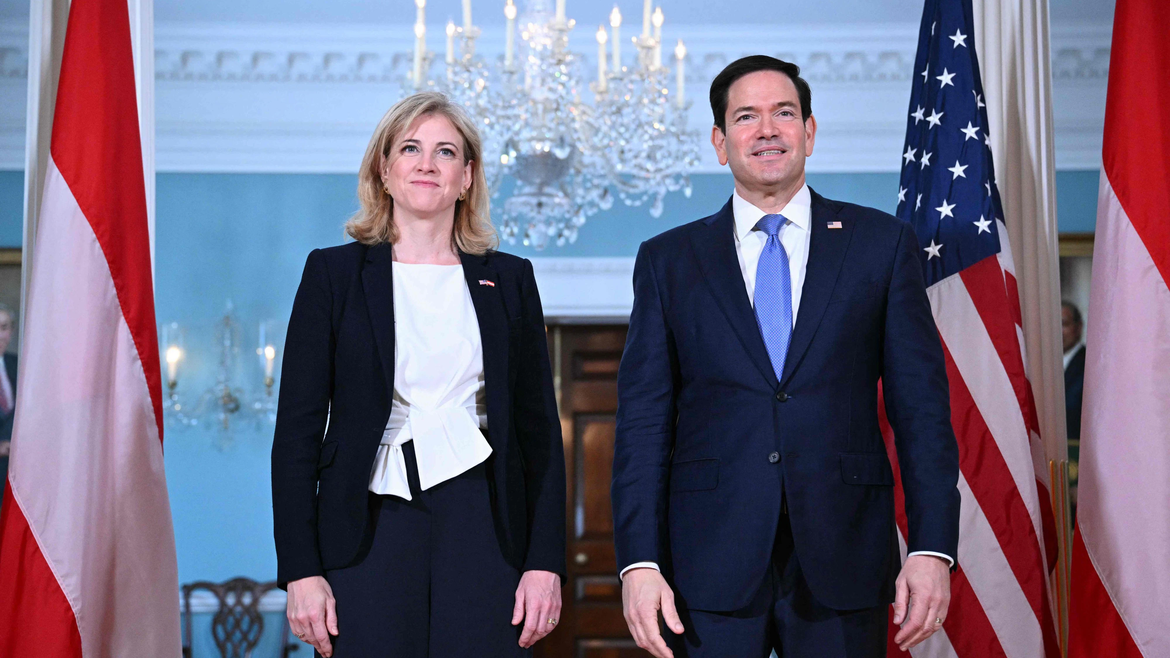 Heute.at - Meinl-Reisinger bei Rubio – Putin spielt auf Zeit