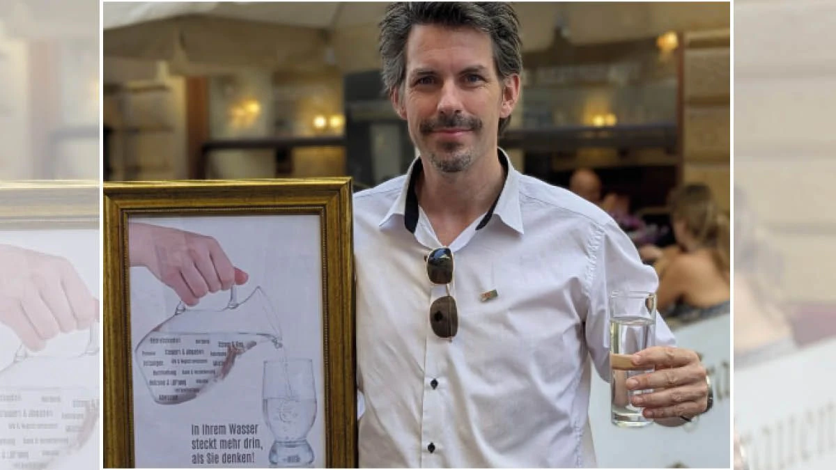 "Auch Wirte brauchen Wasser zum Leben", Thomas Peschta spricht für 8.000 Lokal-Betreiber in Wien.