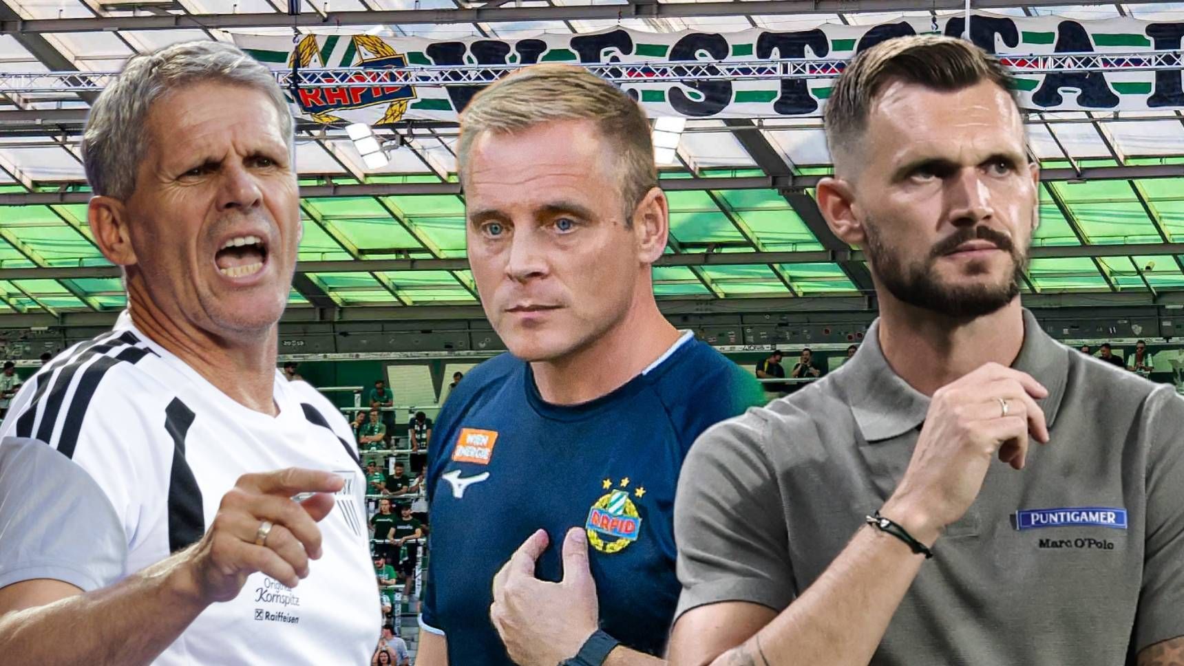 Didi Kühbauer, Johannes Hoff Thorup, Fabio Ingolitsch