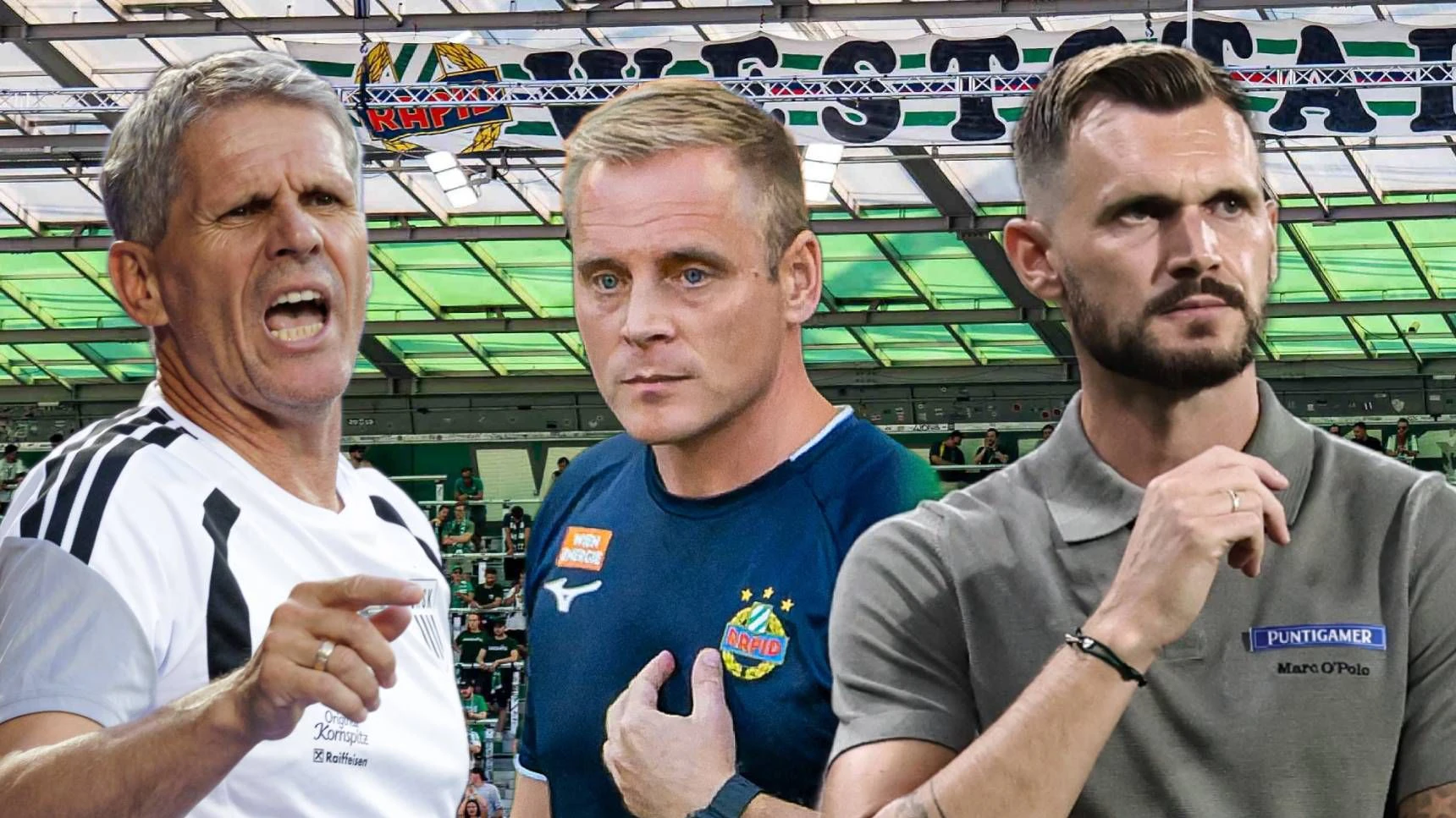 Didi Kühbauer, Johannes Hoff Thorup, Fabio Ingolitsch