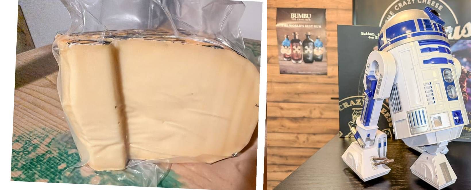Das Inventar wird versteigert – von Käse bis hin zur Star-War-Figur ist alles dabei.