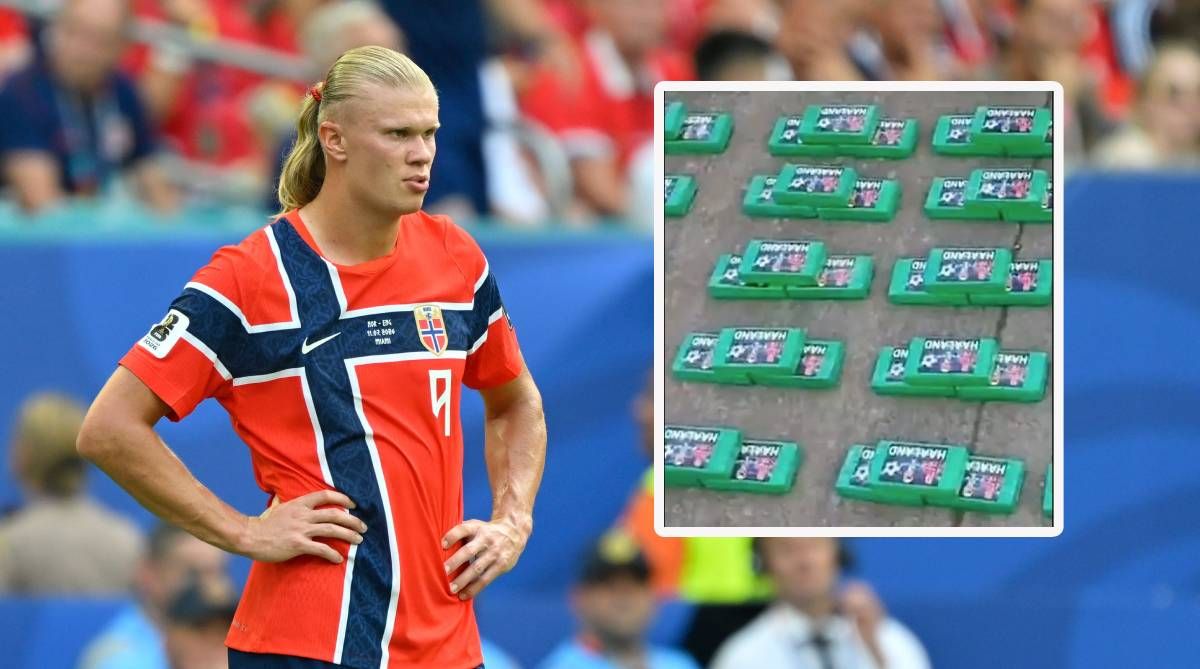 Erling Haaland ziert die Verpackungen von Kokainpäckchen.